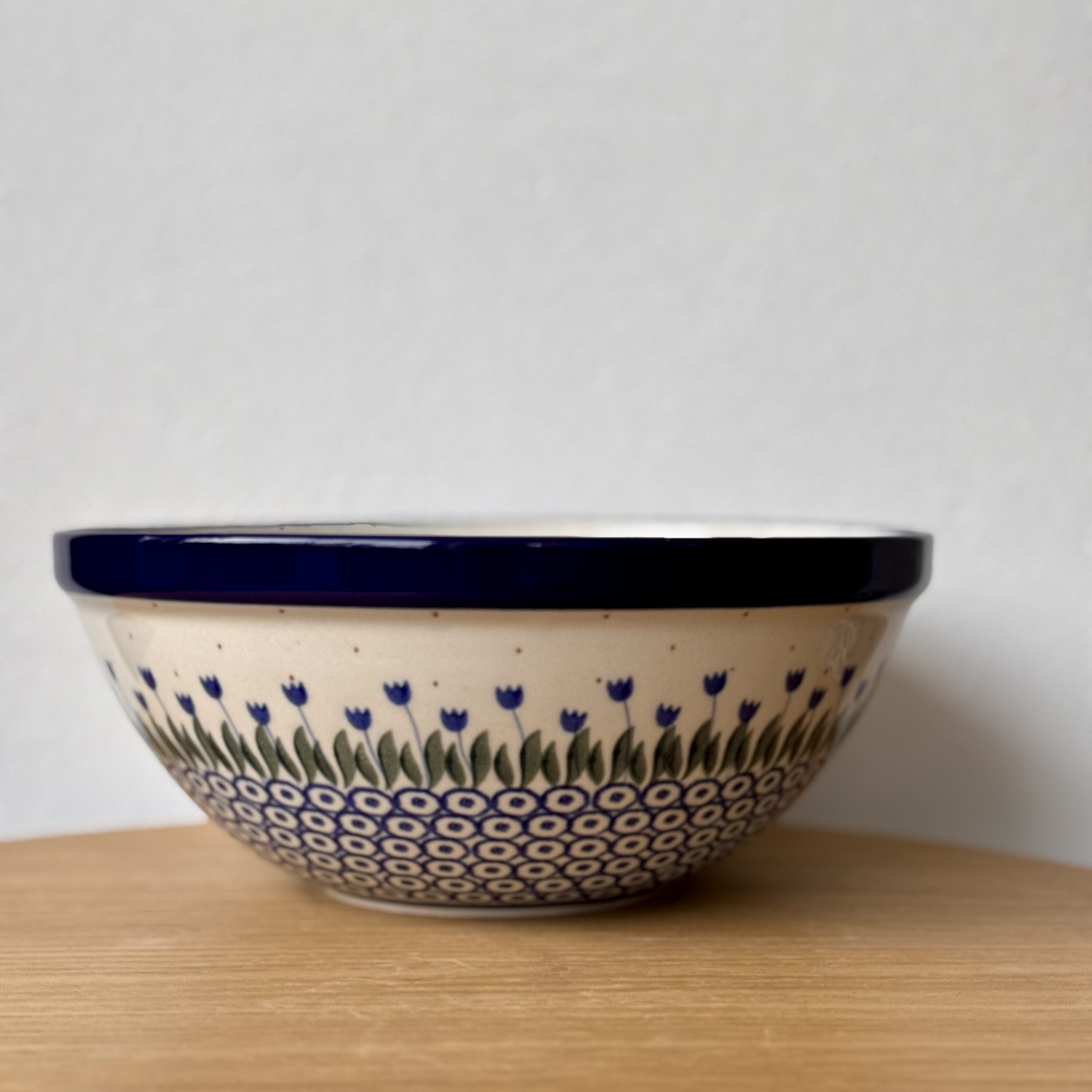Miska ceramiczna (056) - śr 23,5cm - 490AX Tulipany