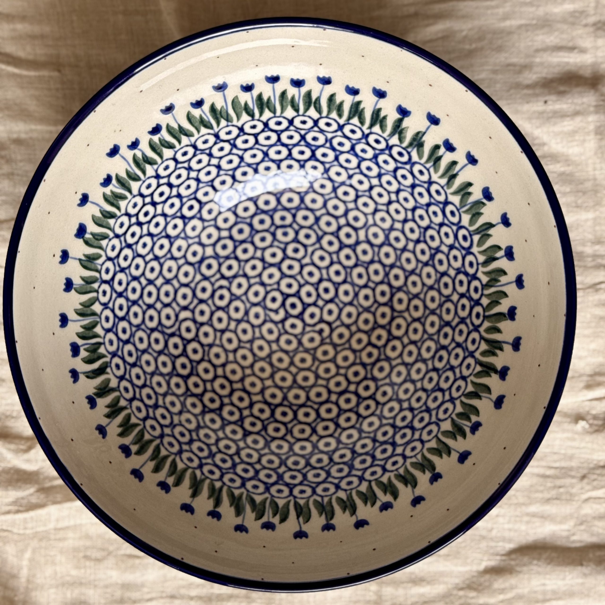 Miska ceramiczna (056) - śr 23,5cm - 490AX Tulipany - obrazek 3