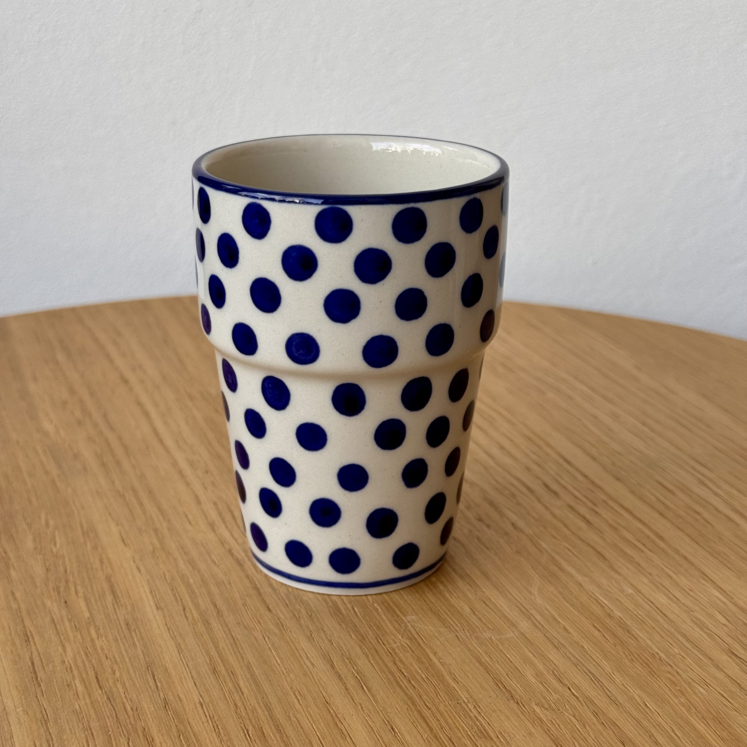 Kubek ceramiczny barowy (071) - 200 ml - 61X Kropki
