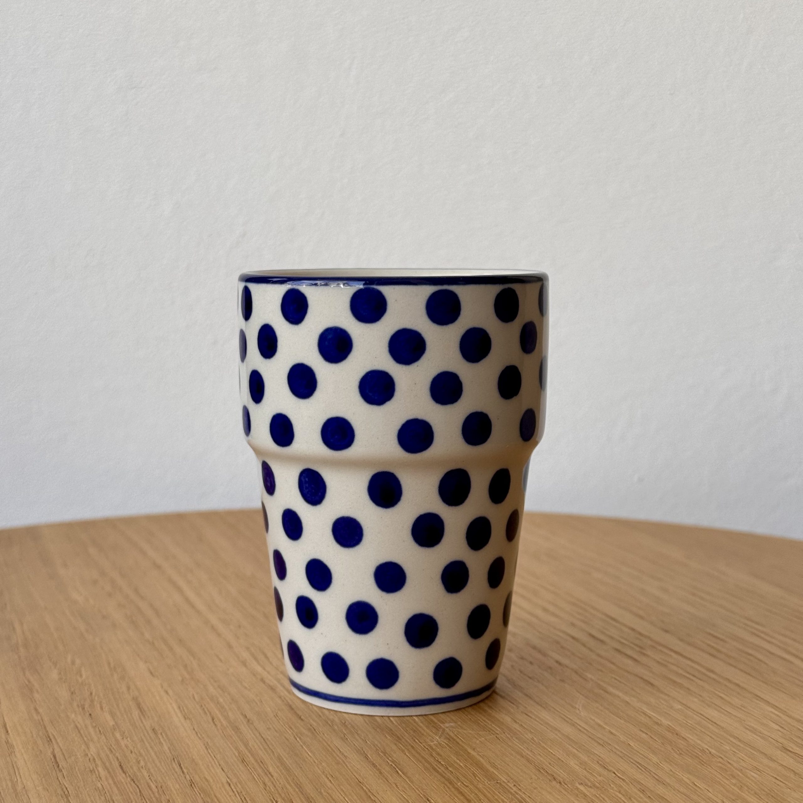 Kubek ceramiczny barowy (071) - 200 ml - 61X Kropki - obrazek 2