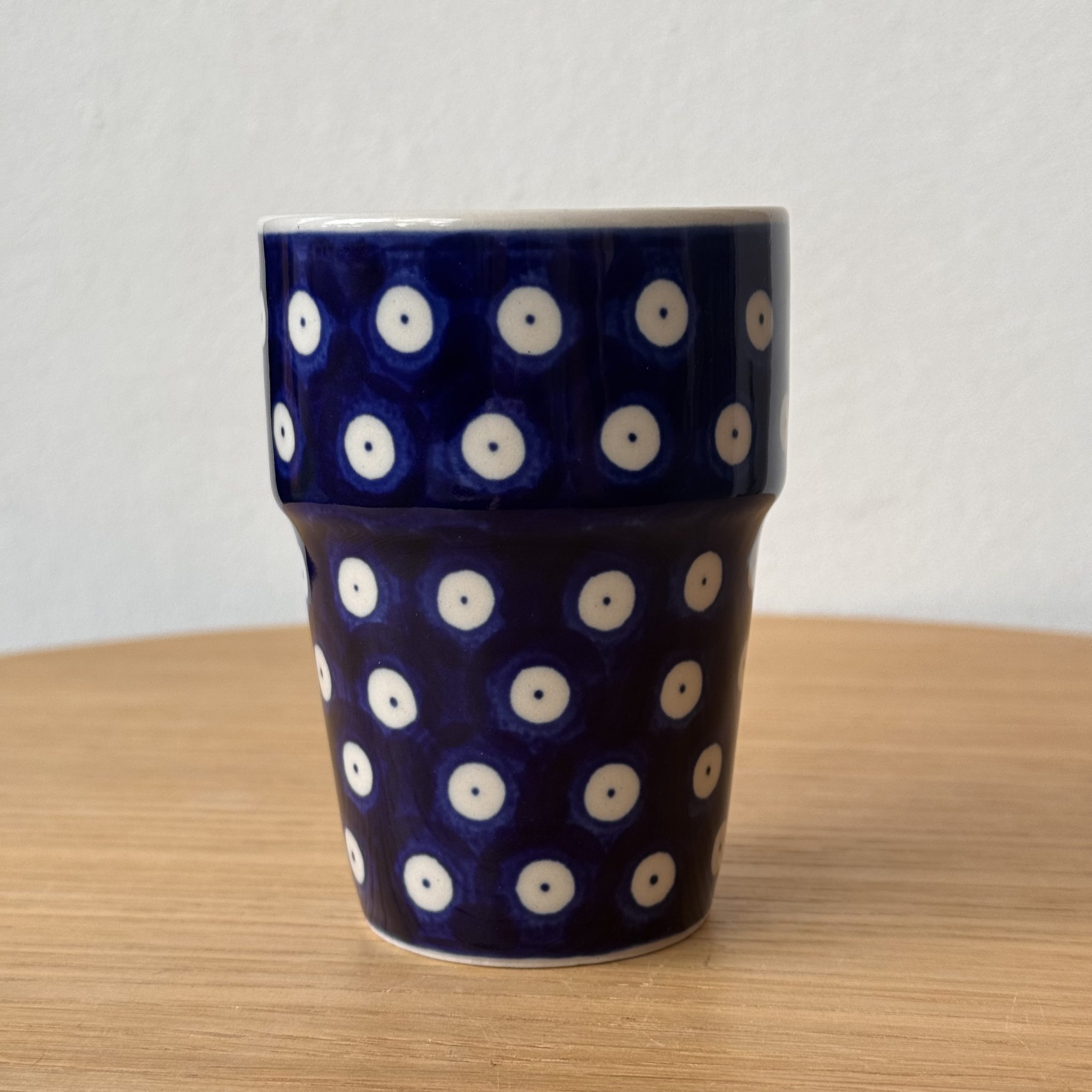 Kubek ceramiczny barowy (071) - 200 ml - 70A Klasyczne kropki