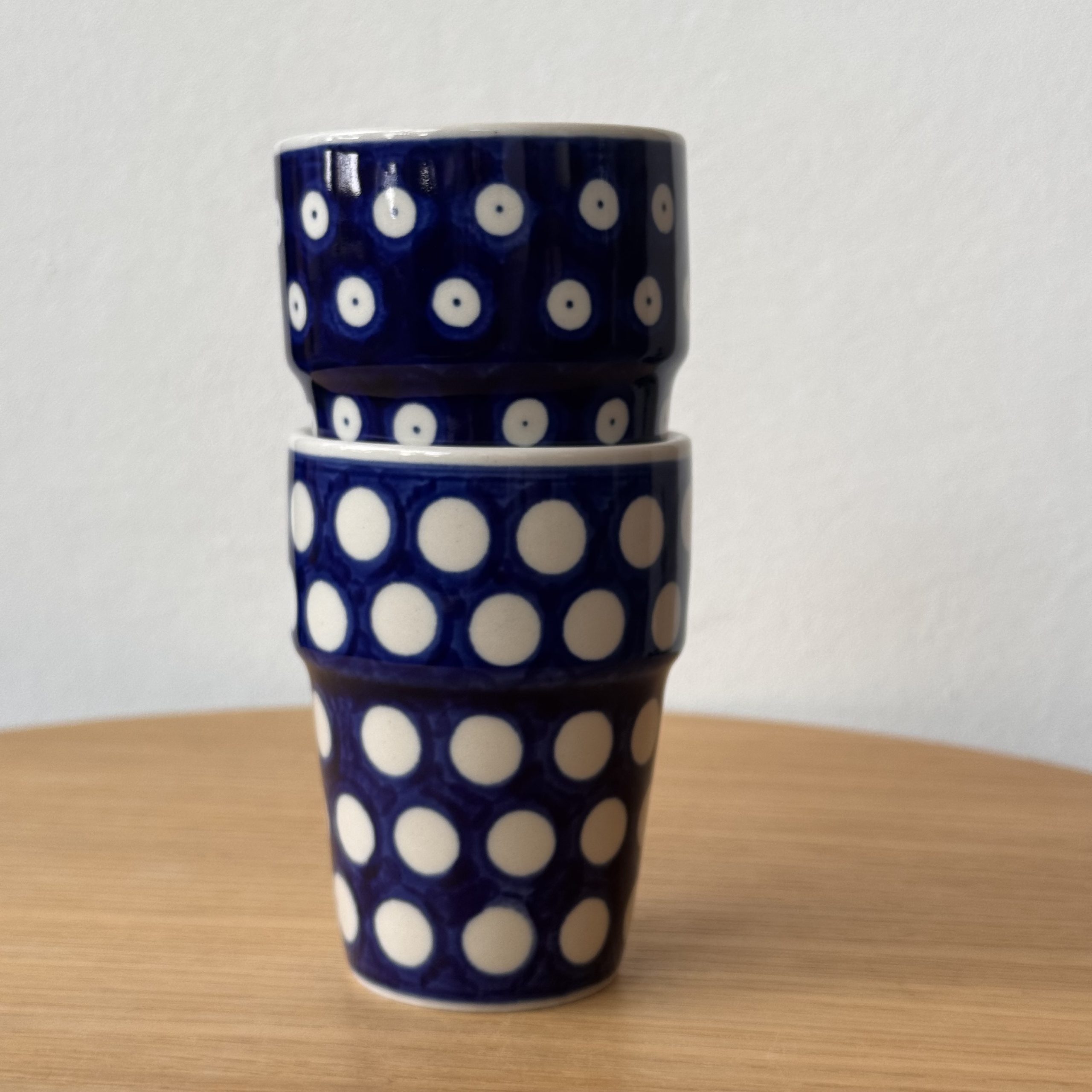 Kubek ceramiczny barowy (071) - 200 ml - 70A Klasyczne kropki - obrazek 4