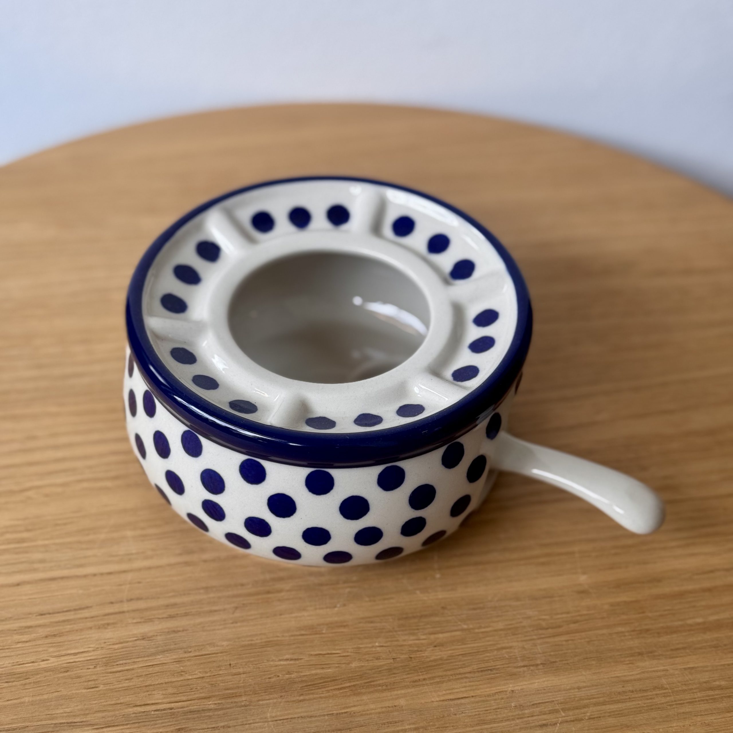Podgrzewacz ceramiczny średni (374) - śr 13 cm - 61X Kropki - obrazek 2