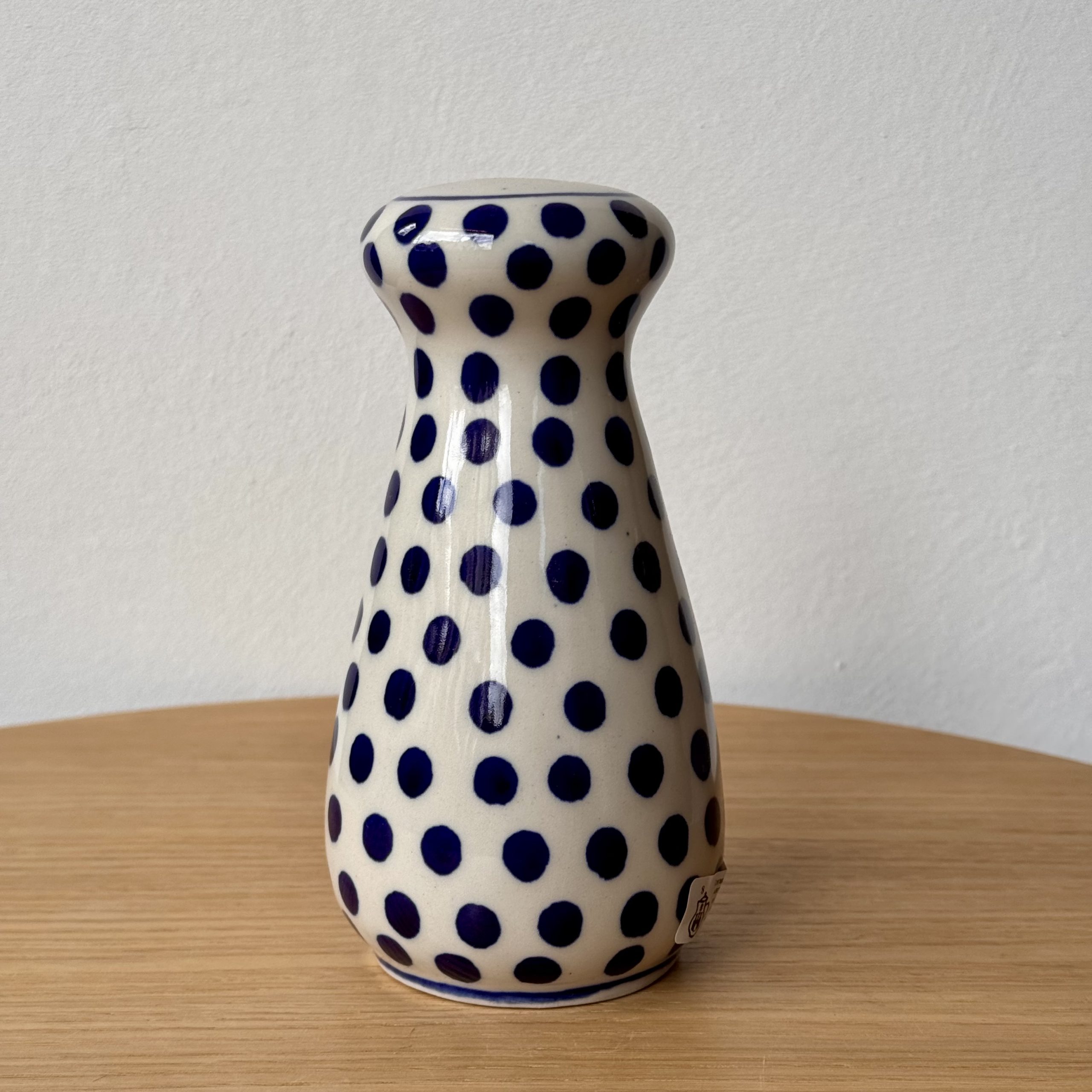 Pojemnik na pieprz (528) - wys 14,5 cm - 61X Kropki