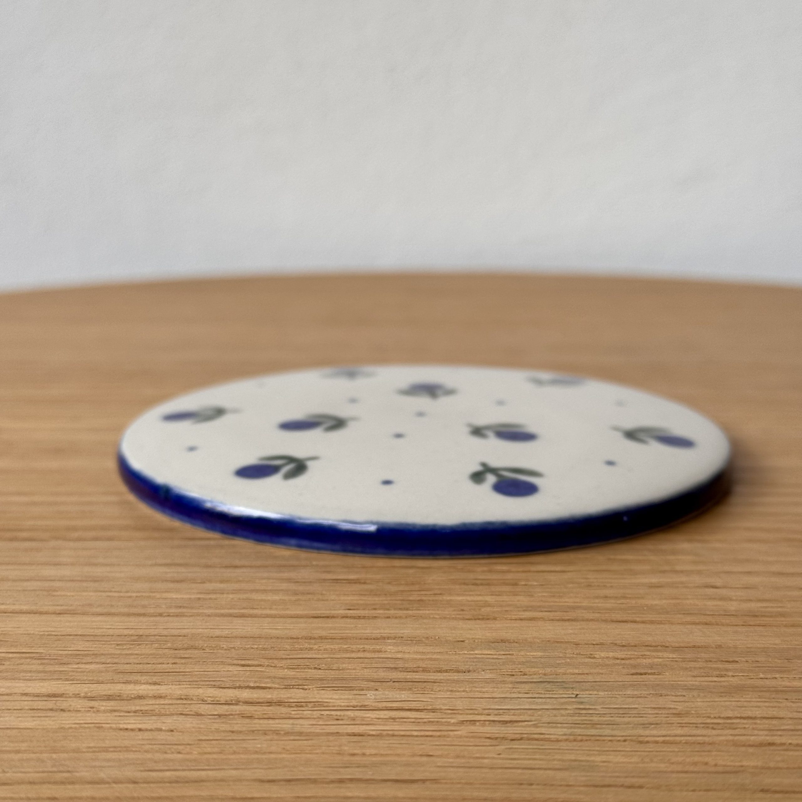 Podstawka pod kubek (580) - śr 11,5 cm - 135X Borówka - obrazek 2