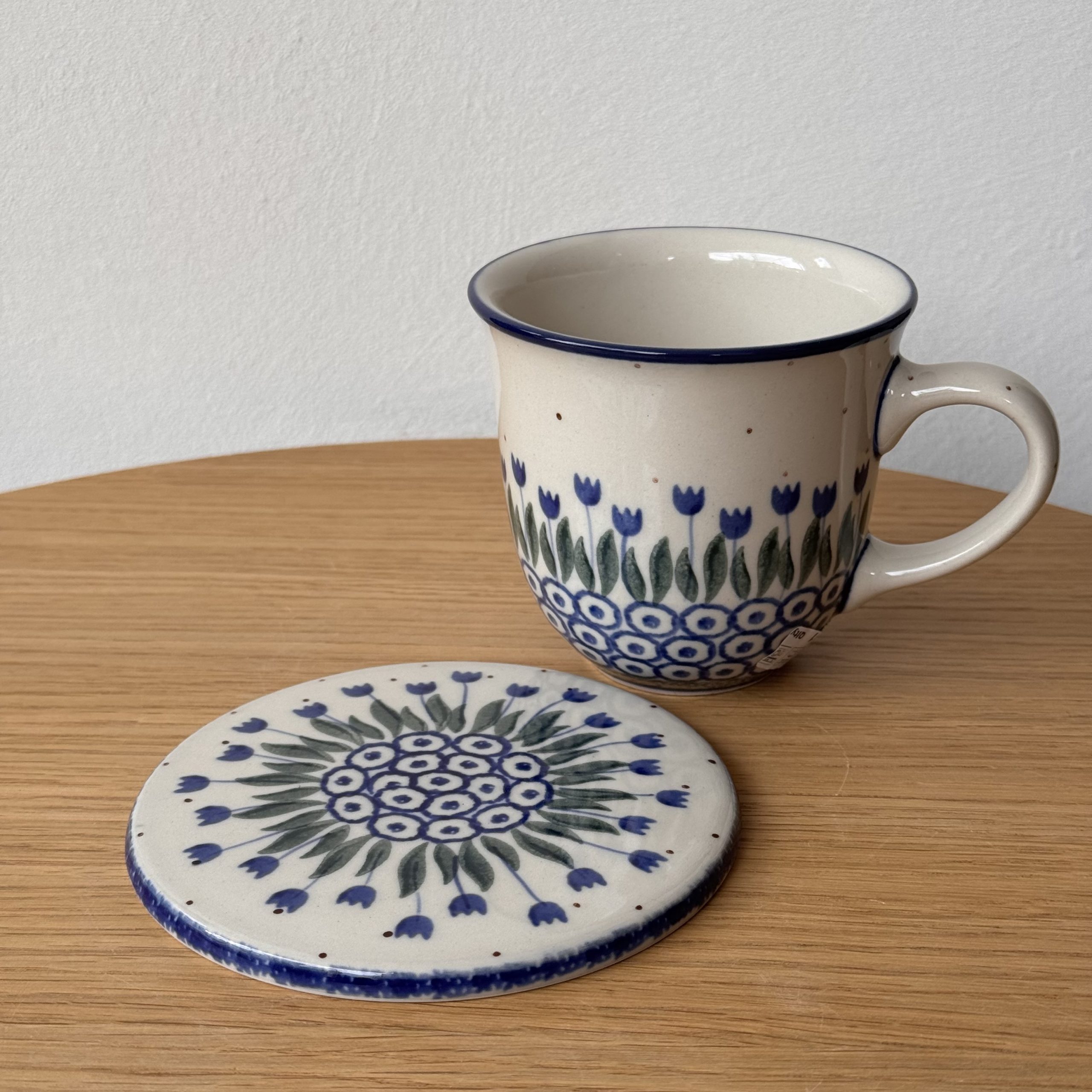 Podstawka pod kubek (580) - śr 11,5 cm - 490AX Tulipany - obrazek 3