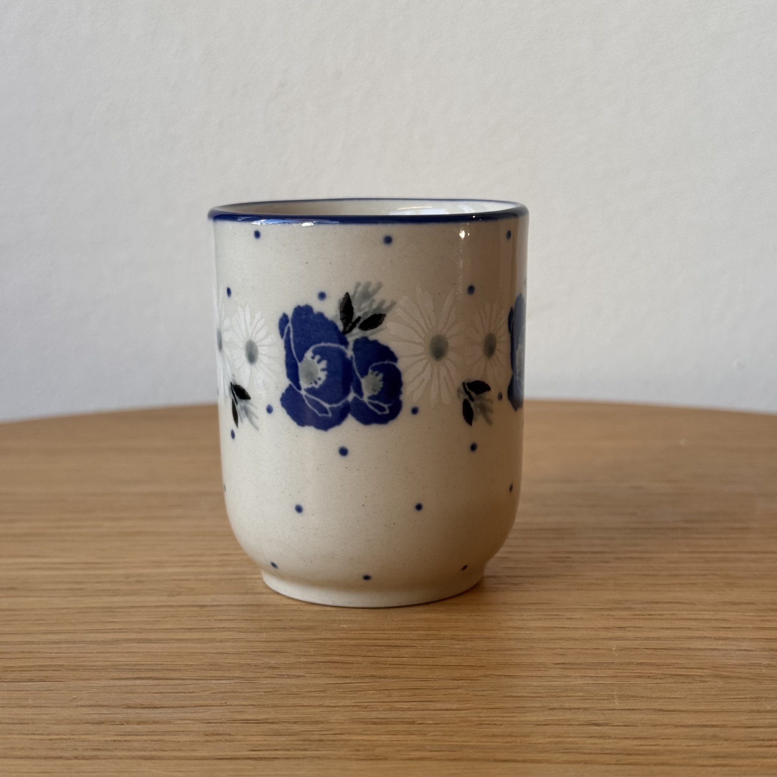 Kubek ceramiczny (728) - 140 ml - 2661X Niebieskie maki