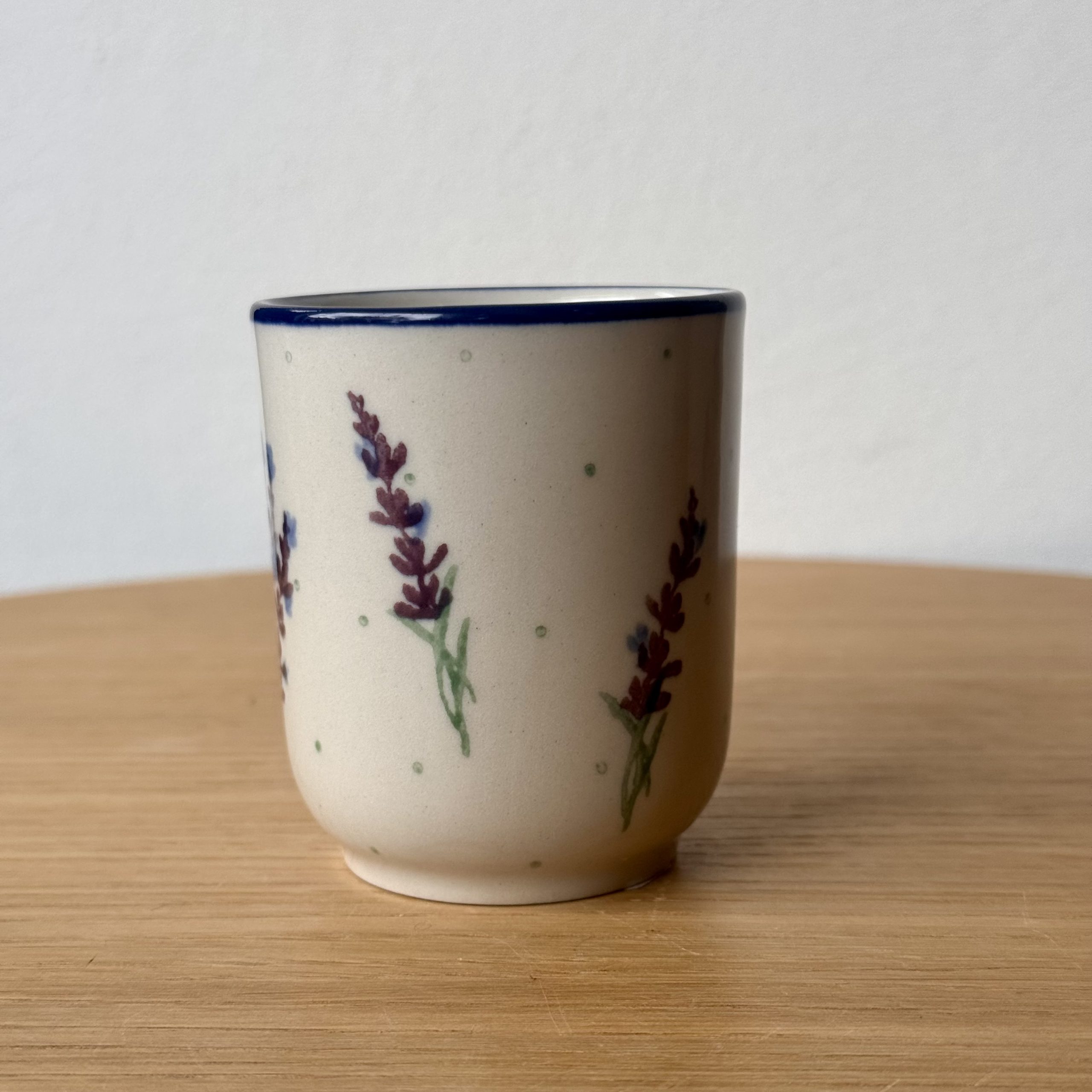 Kubek ceramiczny (728) - 140 ml - 3308X Lawenda