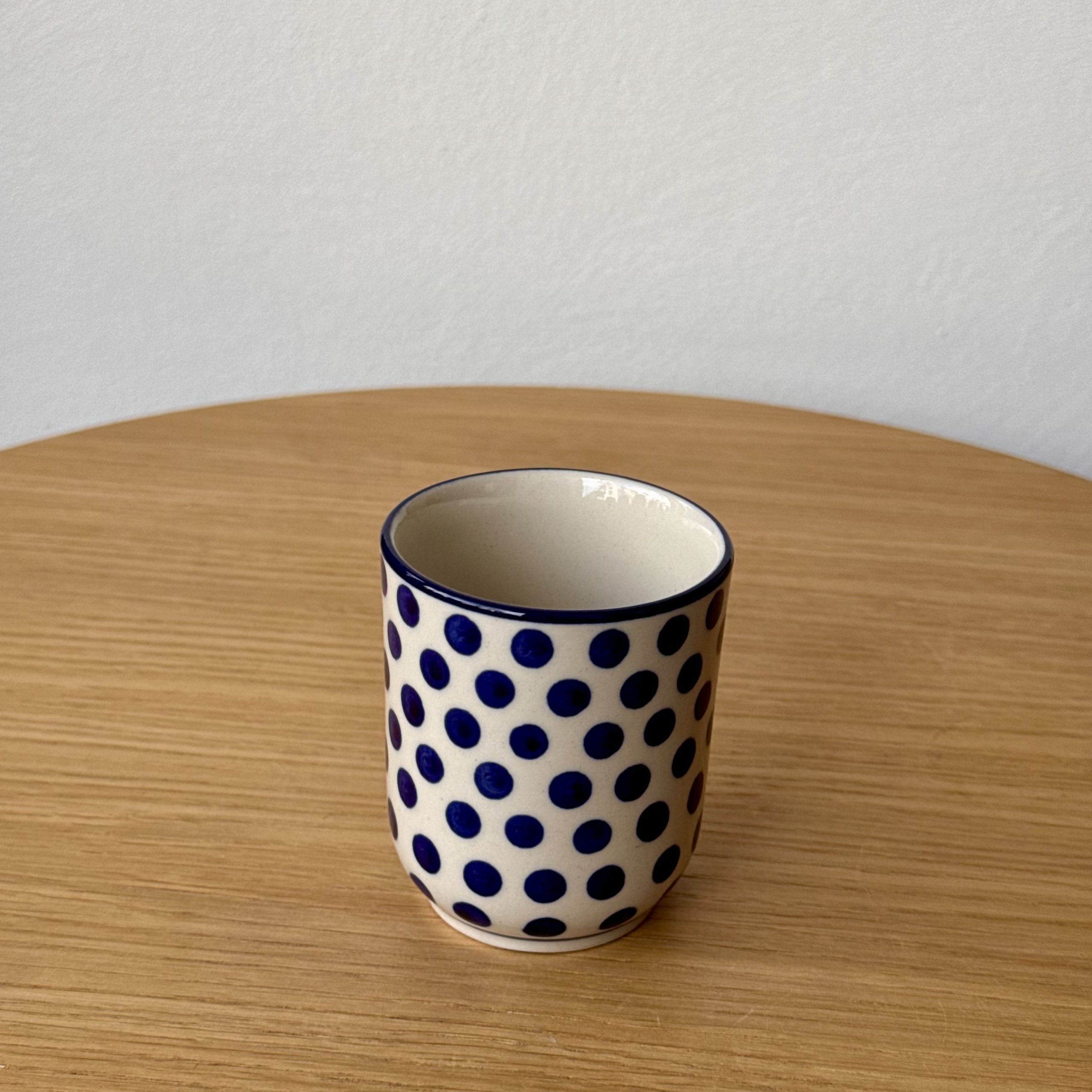 Kubek ceramiczny (728) - 140 ml - 61X Kropki - obrazek 2