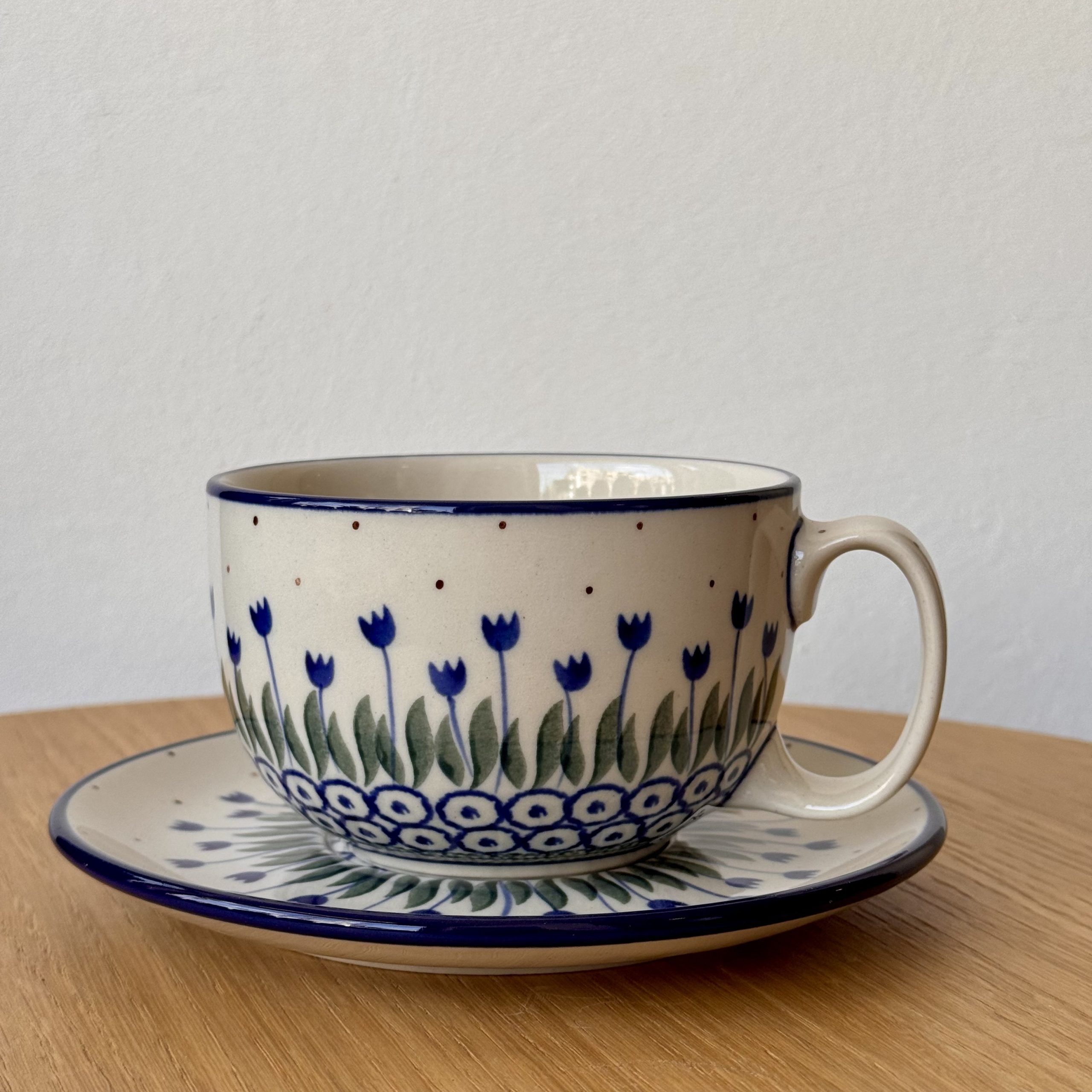 Filiżanka ze spodkiem (769) - 350 ml - 490AX Tulipany