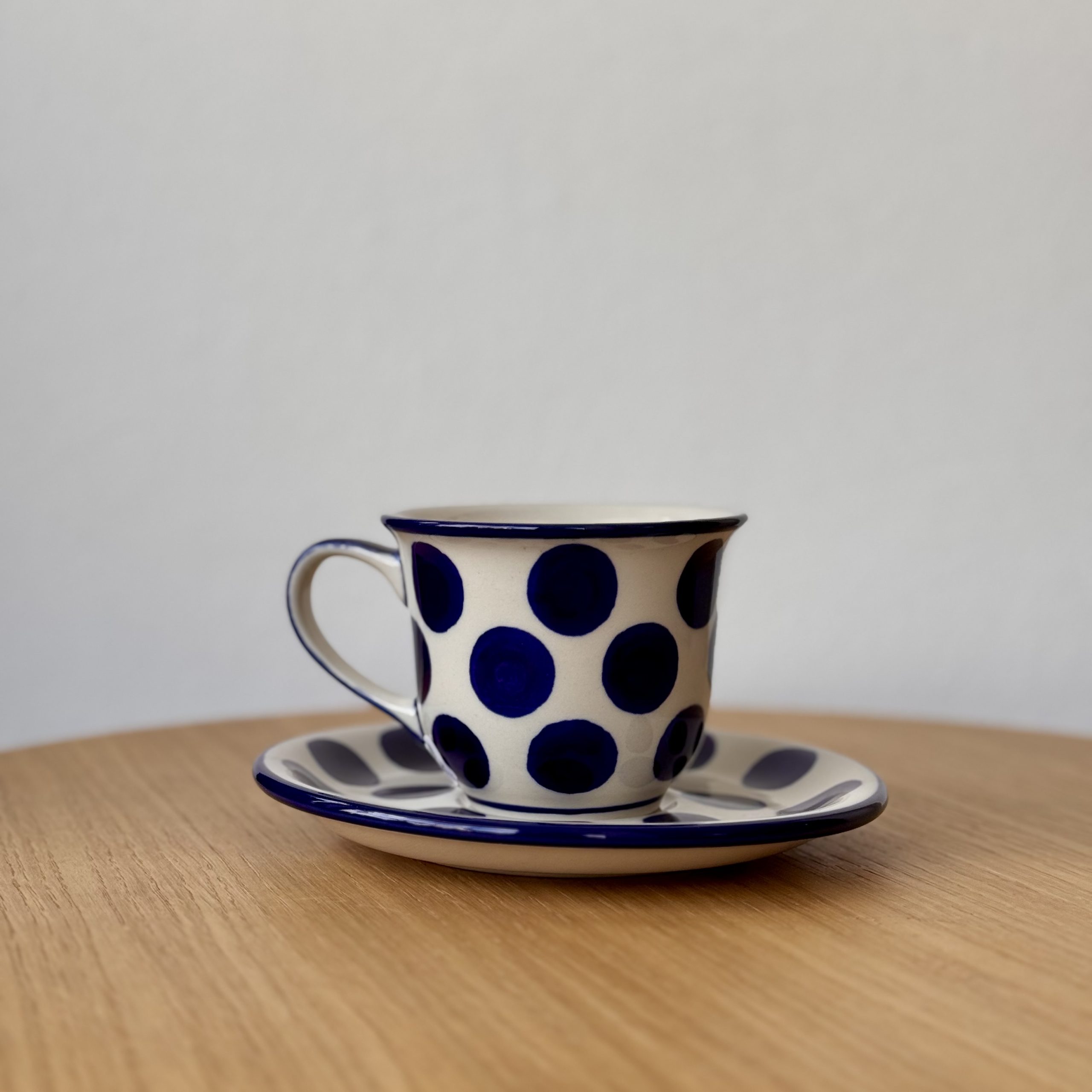 Filiżanka ze spodkiem (770) - 180 ml - 36X Grochy - obrazek 3