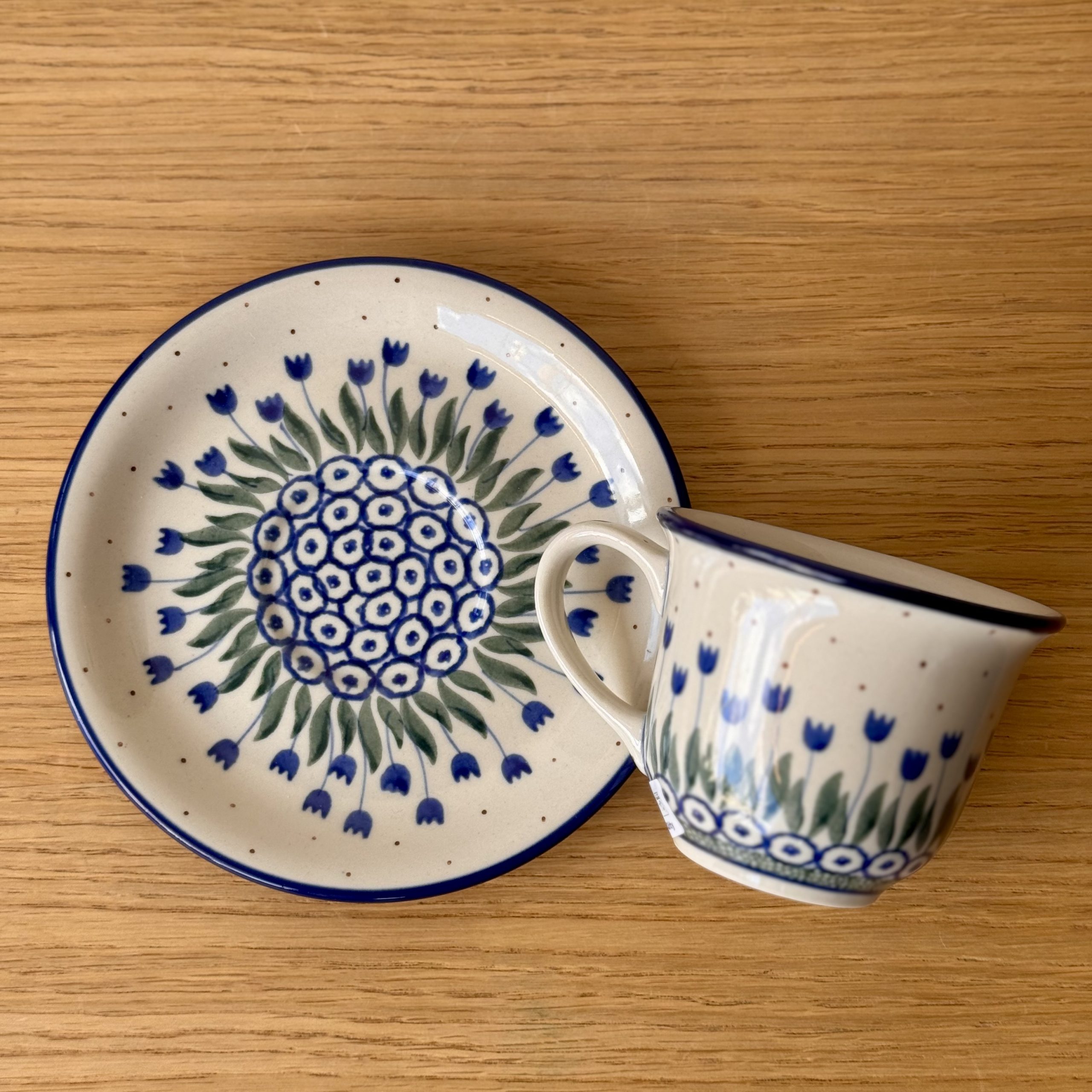 Filiżanka ze spodkiem (770) - 180 ml - 490AX Tulipany - obrazek 5