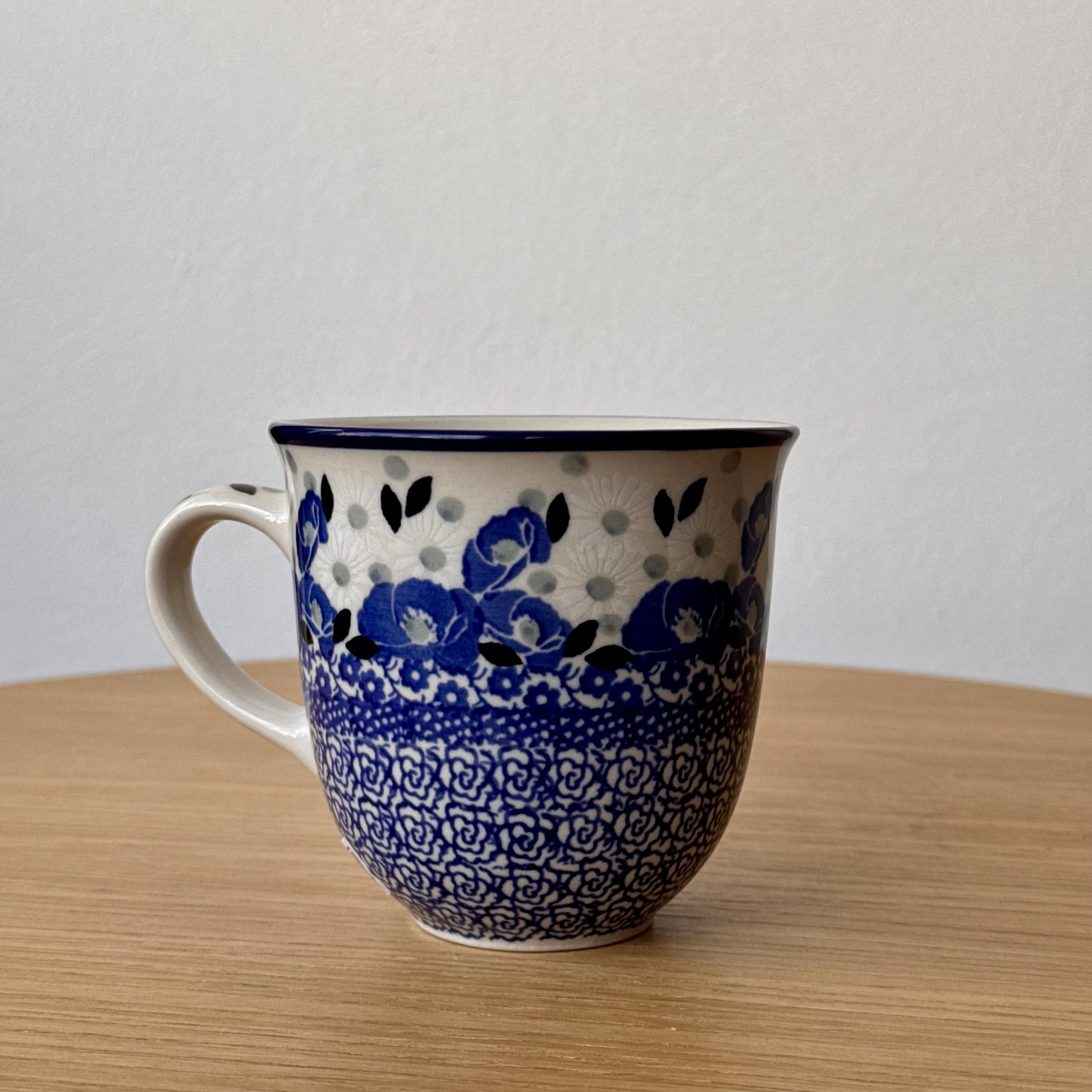 Kubek ceramiczny (824) - 300 ml - 2662X Niebieskie maki