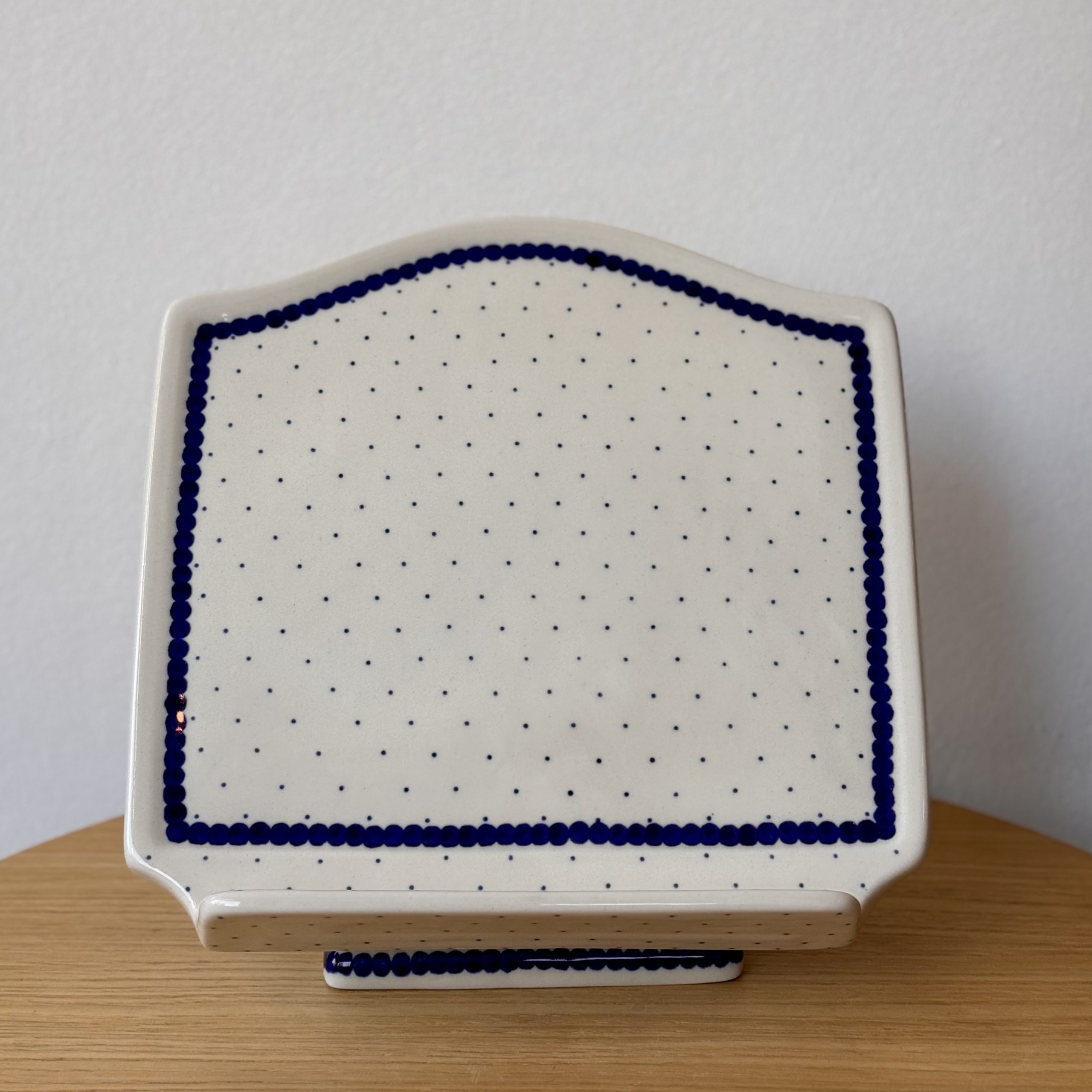Podstawka pod książkę (881) - 24cmx17cm - 61A Mini kropka niebieska - obrazek 2