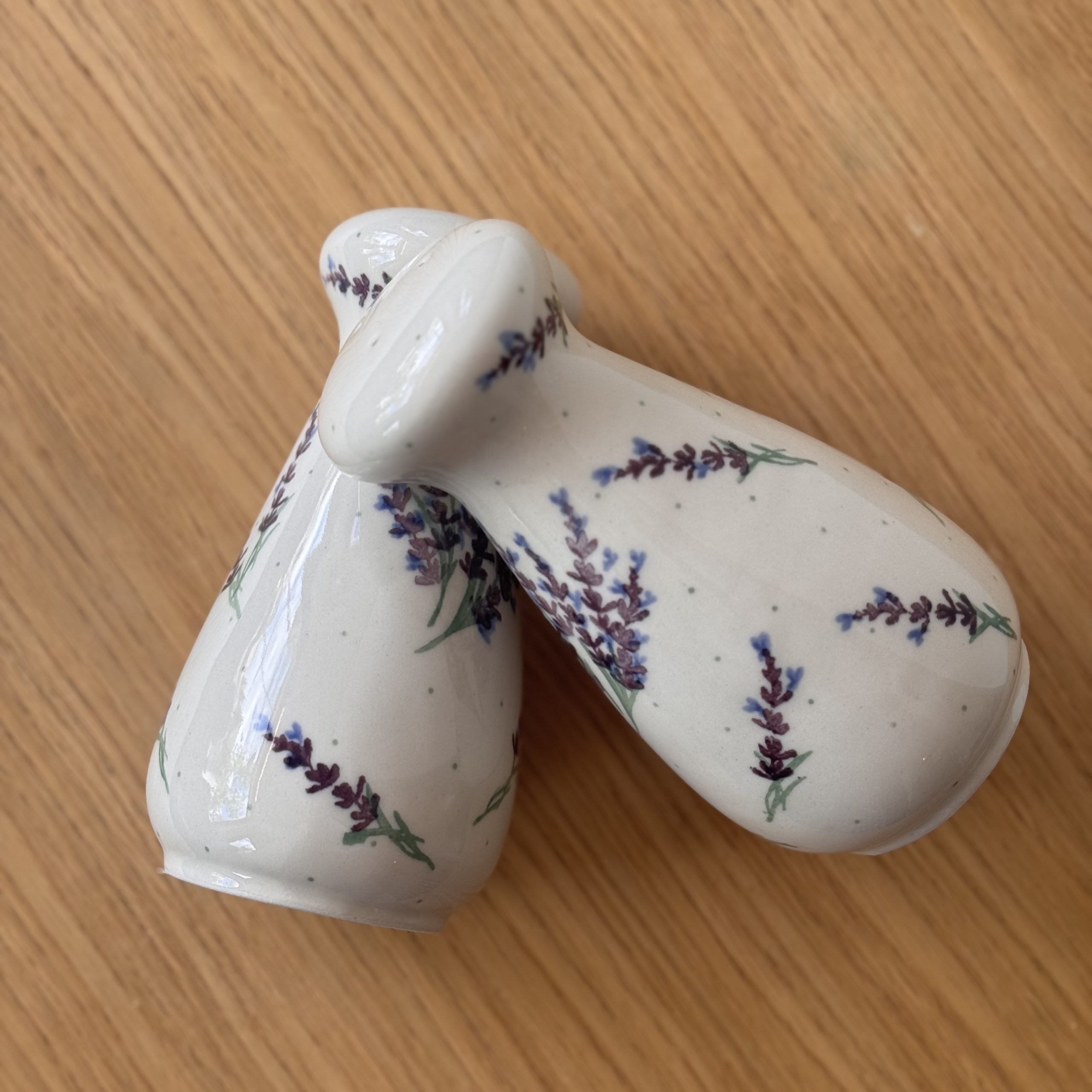 Pojemnik na sól (977) - wys 14,5 cm - 3308X Lawenda - obrazek 6