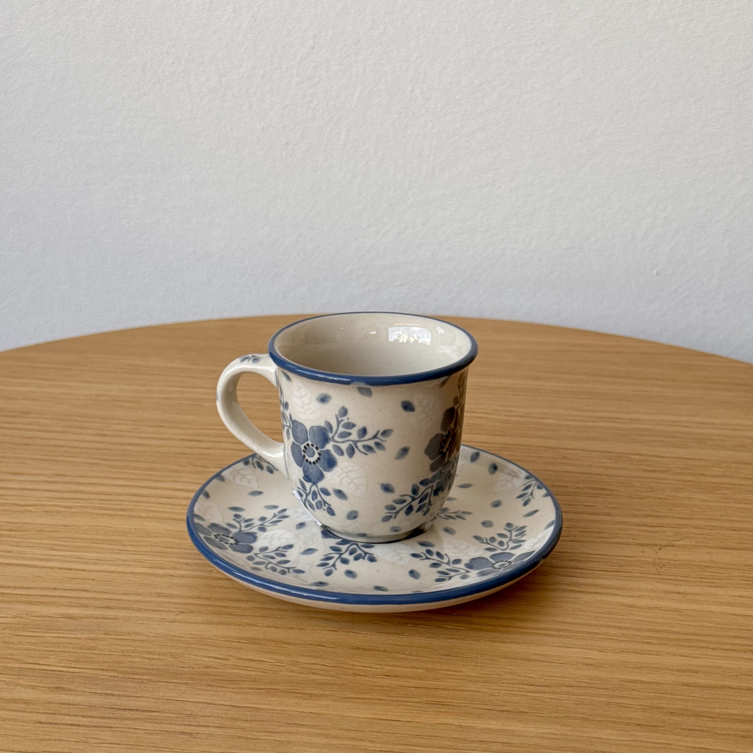 Filiżanka ze spodkiem espresso (B10) - 60 ml - 2374 Jeans - obrazek 2
