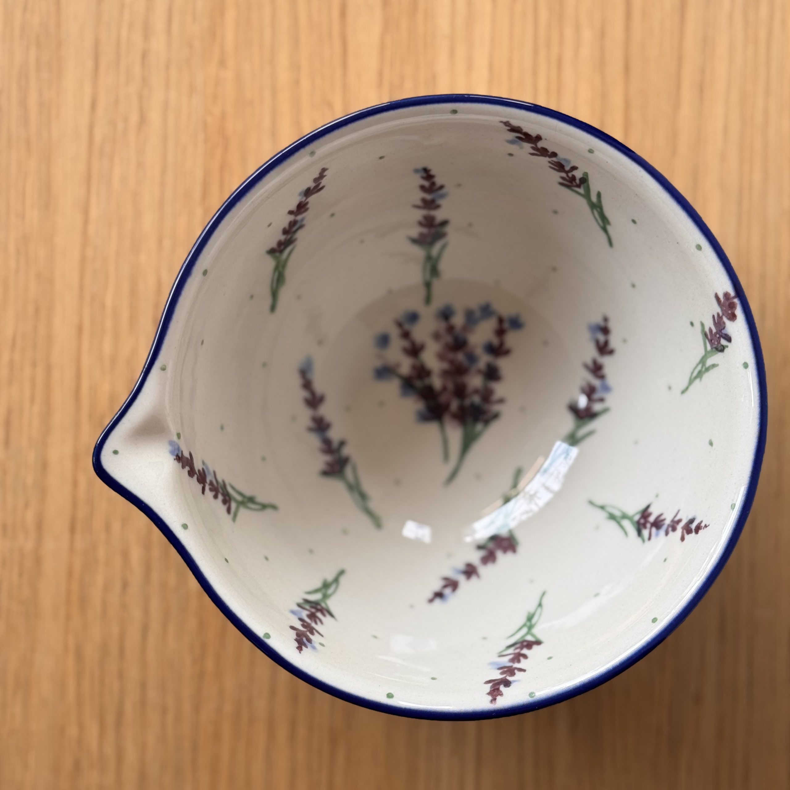 Miska z dziobkiem (B14) - śr 14,5cm - 3308X Lawenda - obrazek 2