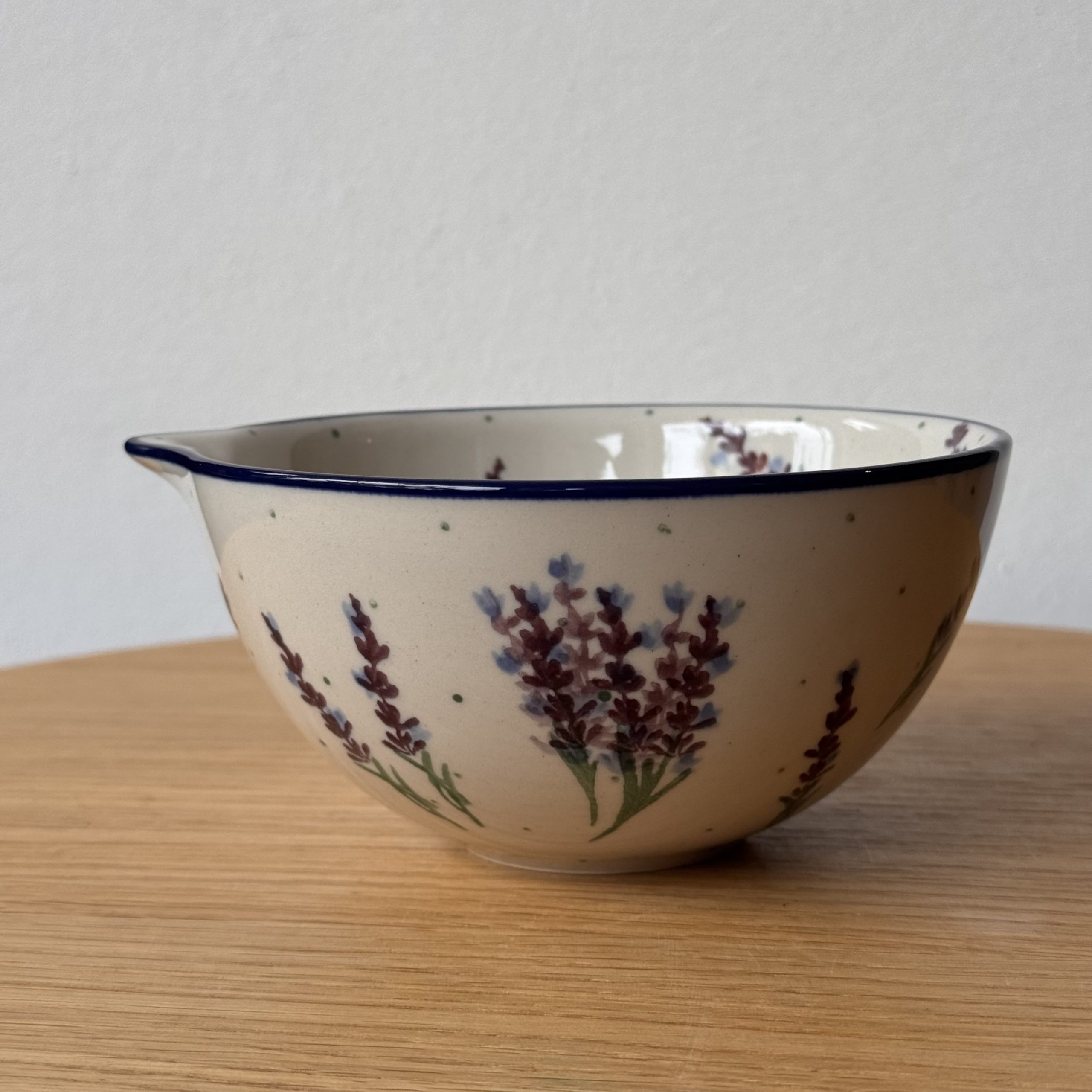 Miska z dziobkiem (B14) - śr 14,5cm - 3308X Lawenda