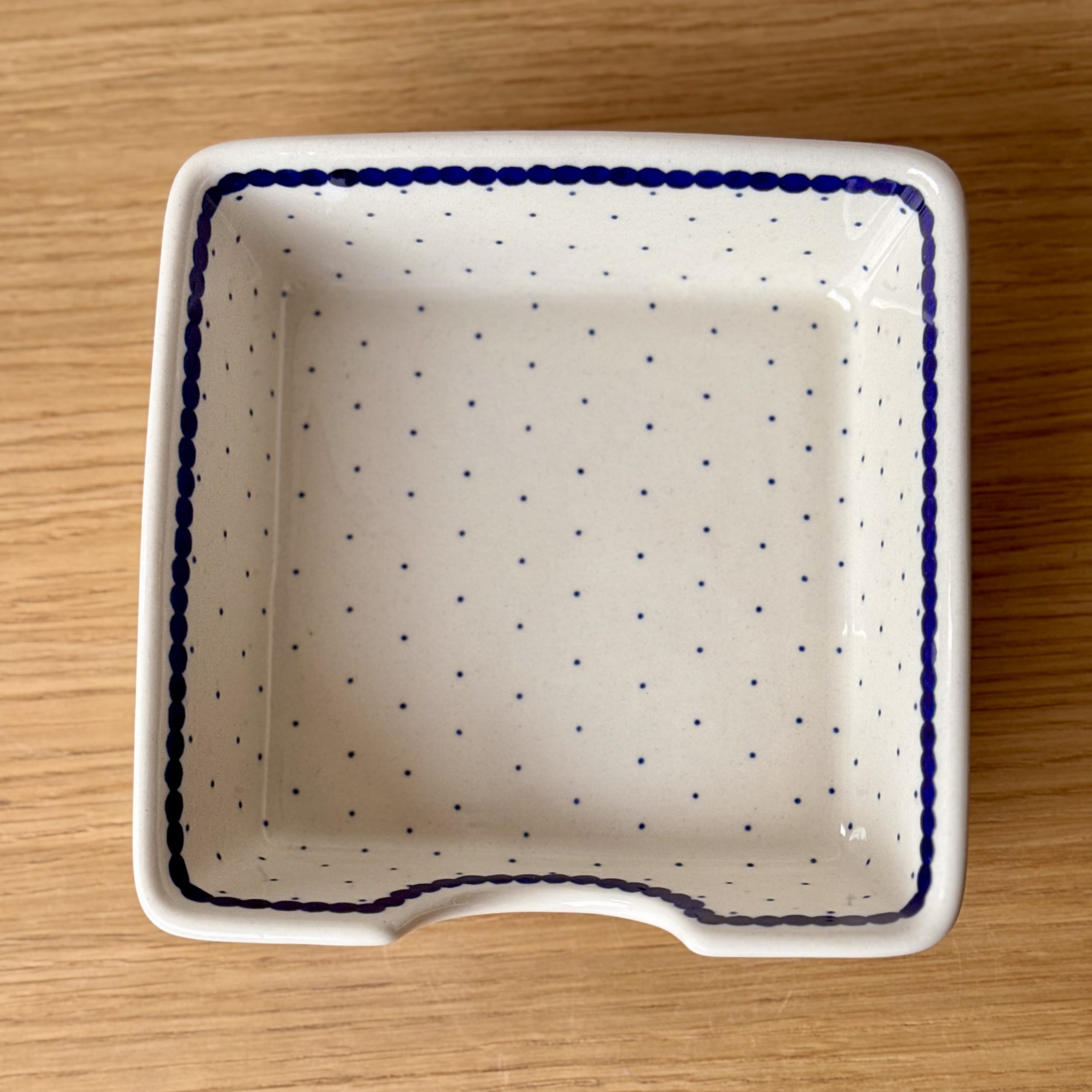 Serwetnik (B39) - 15,5cmx15,5cm - 61A Mini kropka niebieska - obrazek 4