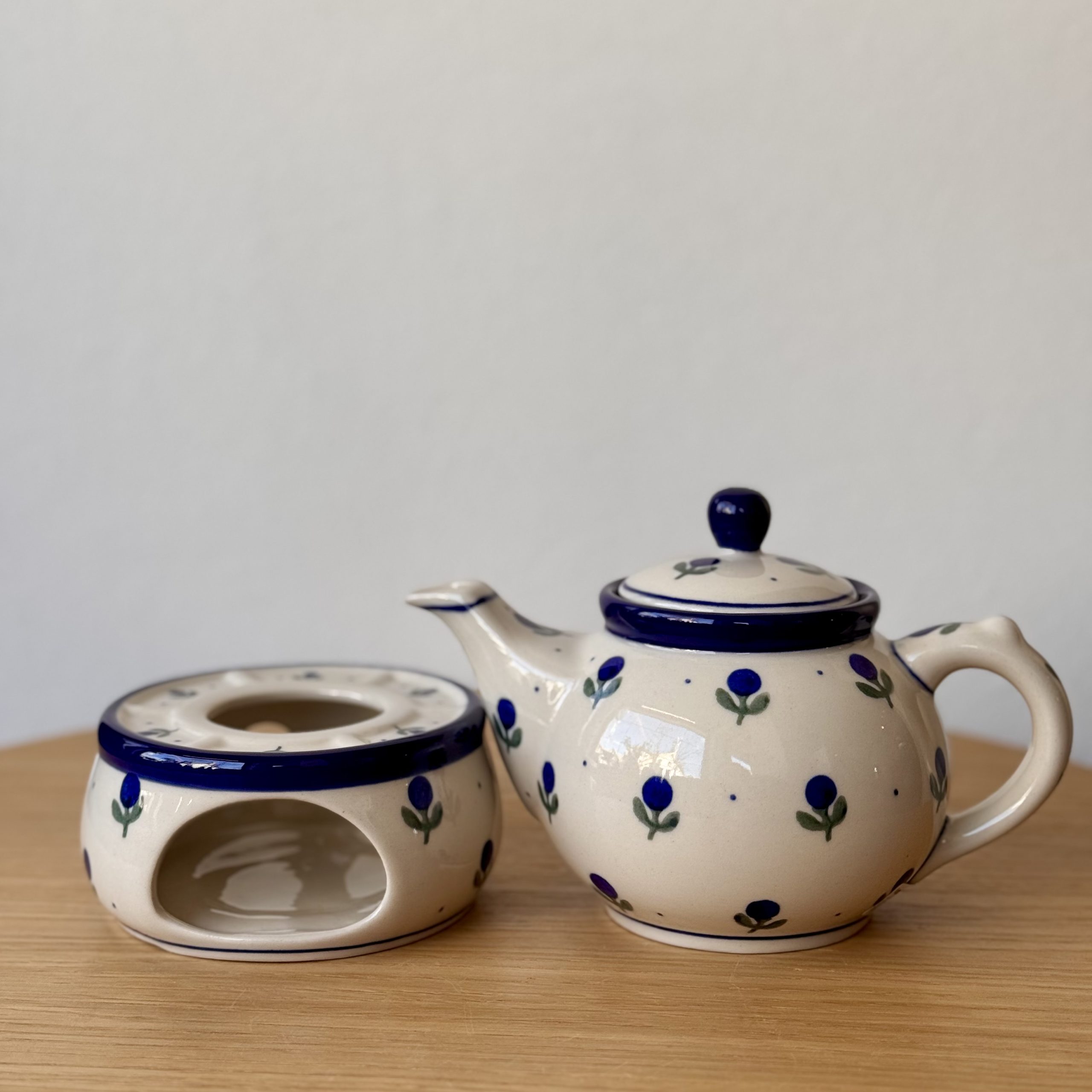 Czajnik z podgrzewaczem (B42) - 400 ml - 135X Borówka - obrazek 3