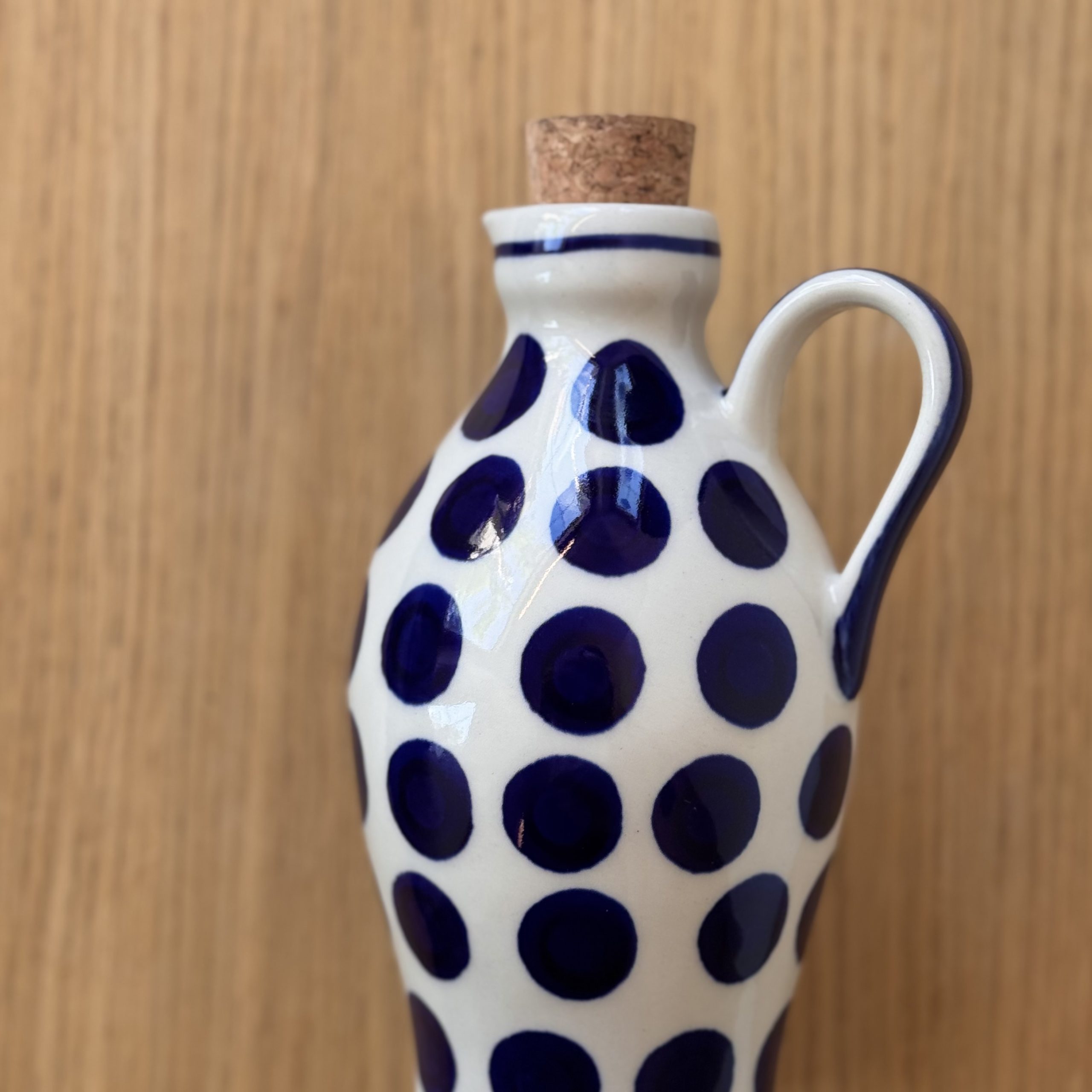 Butelka na oliwę (B85) - 500 ml - 36X Grochy - obrazek 3