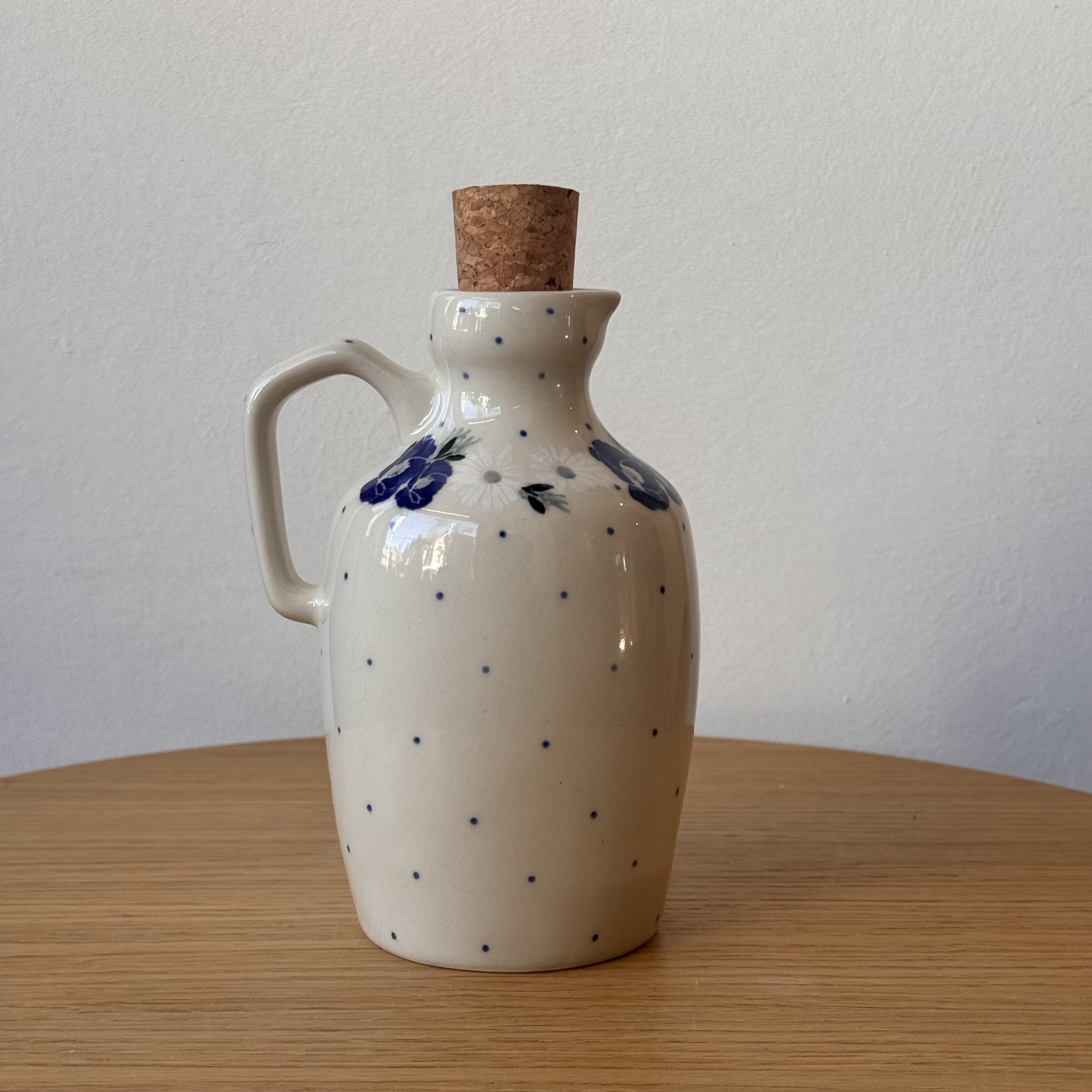 Butelka na oliwę (B86) - 500 ml - 2661X Niebieskie maki