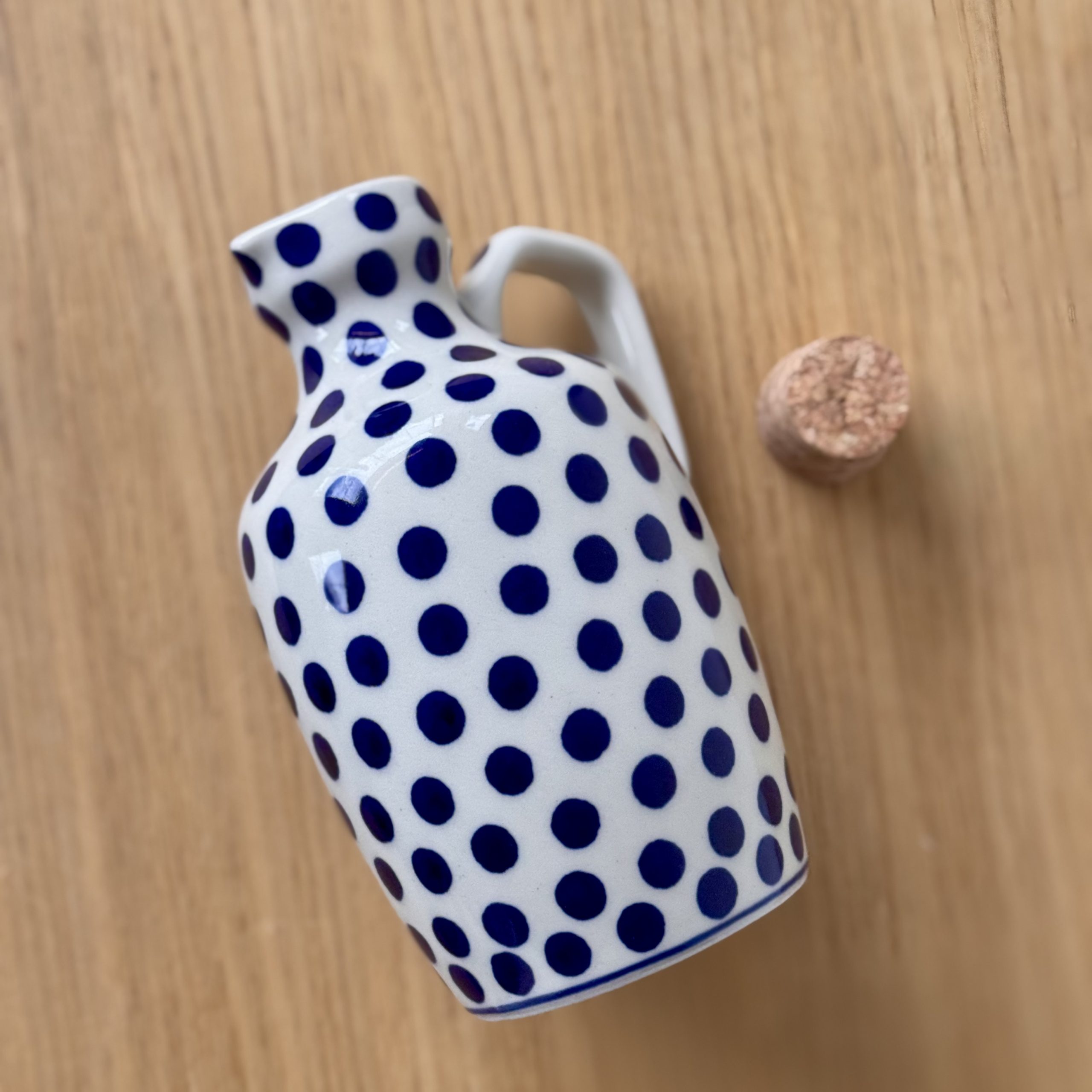 Butelka na oliwę (B86) - 500 ml - 61X Kropki - obrazek 3