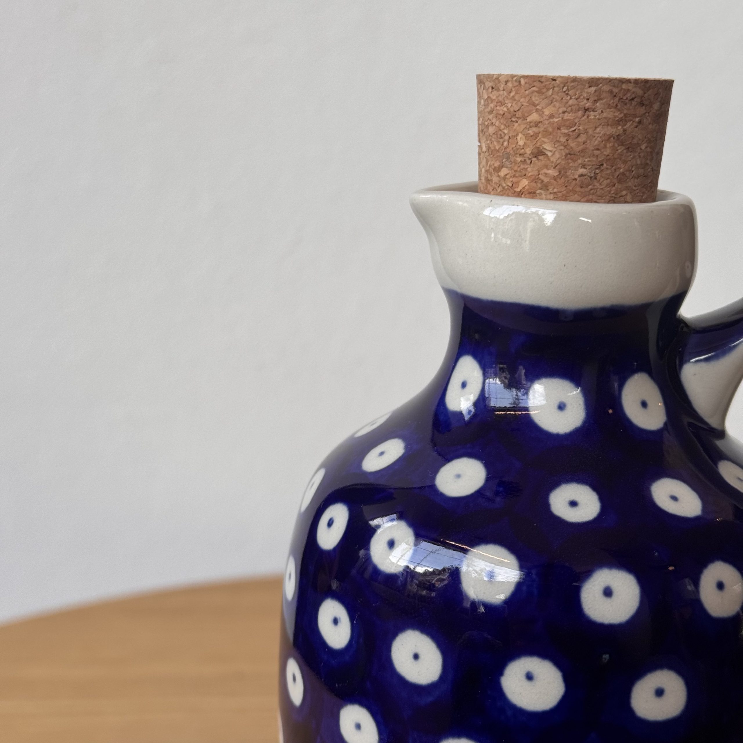 Butelka na oliwę (B86) - 500 ml - 70A Klasyczne kropki - obrazek 3