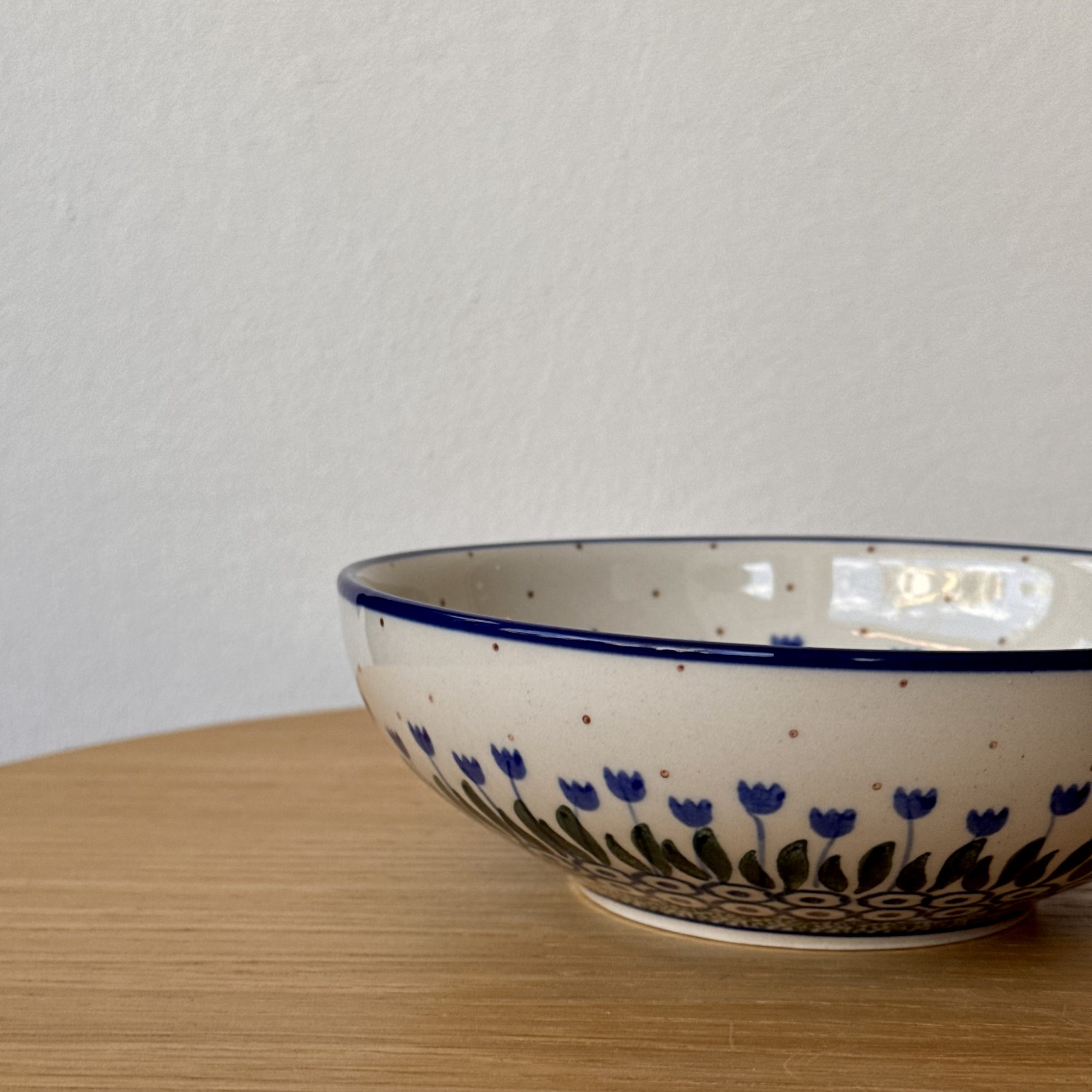 Miseczka ceramiczna (B90) - śr 17cm - 490AX Tulipany - obrazek 2
