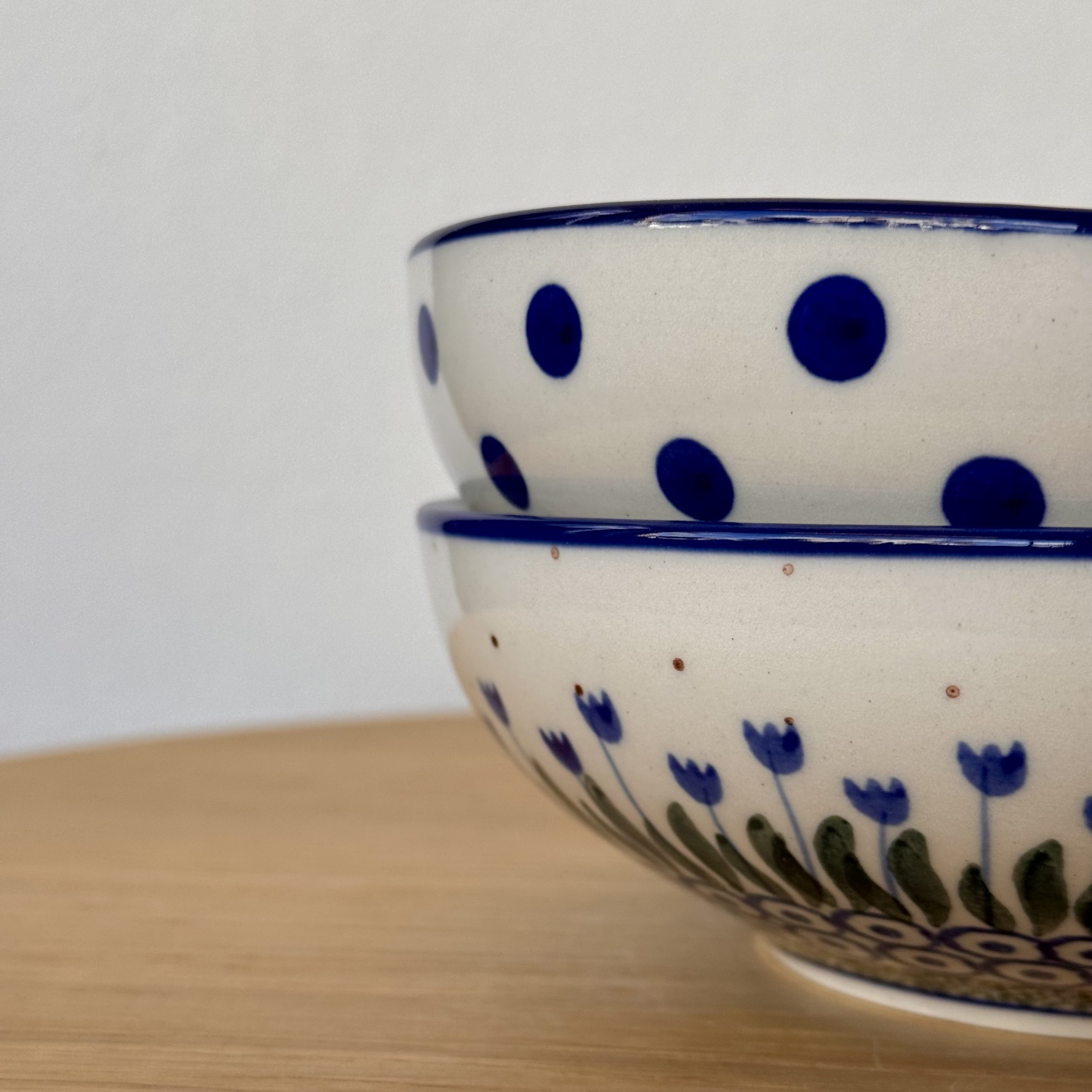 Miseczka ceramiczna (B90) - śr 17cm - 490AX Tulipany - obrazek 3