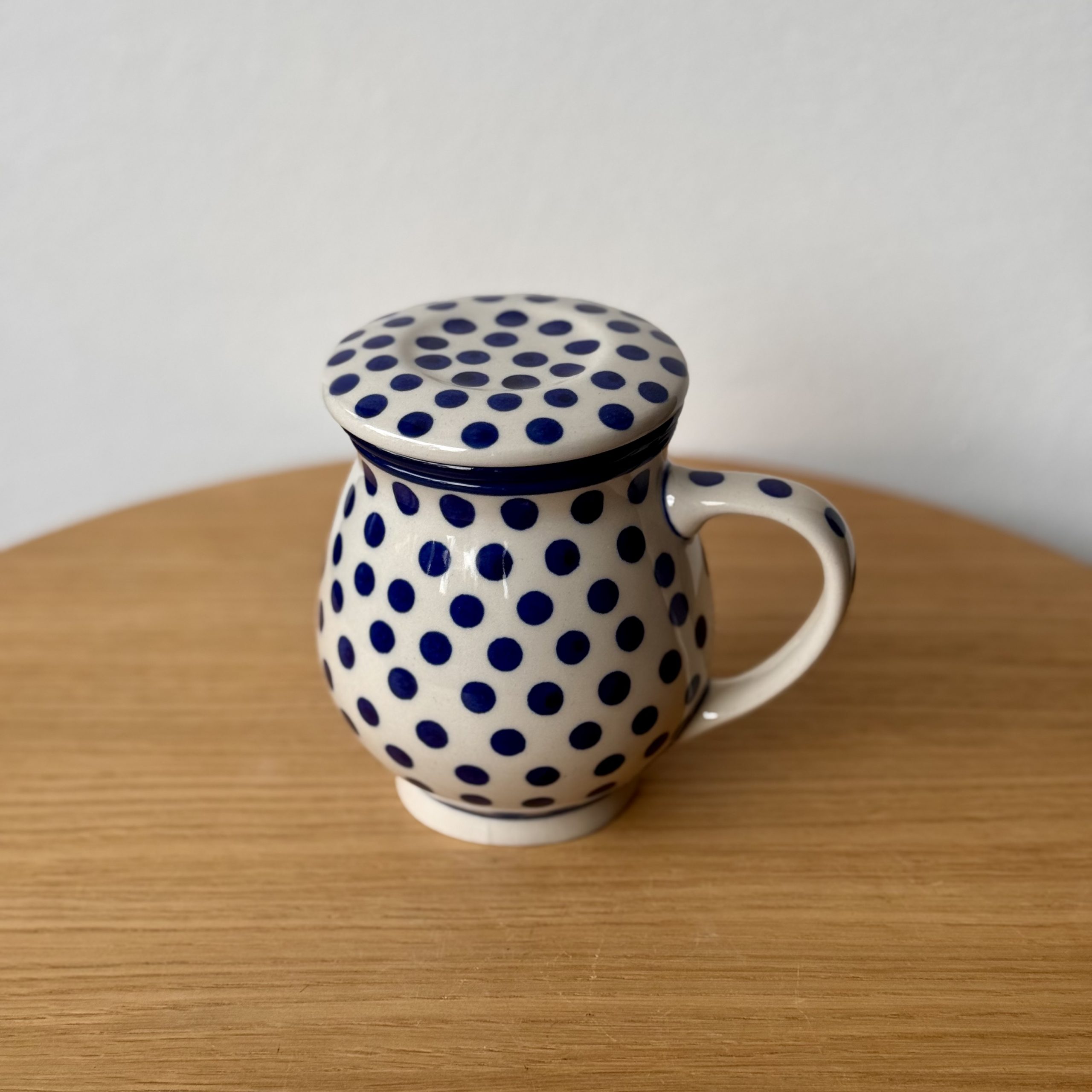 Kubek do zaparzania ziół (C47) - 400 ml - 61X Kropki - obrazek 2