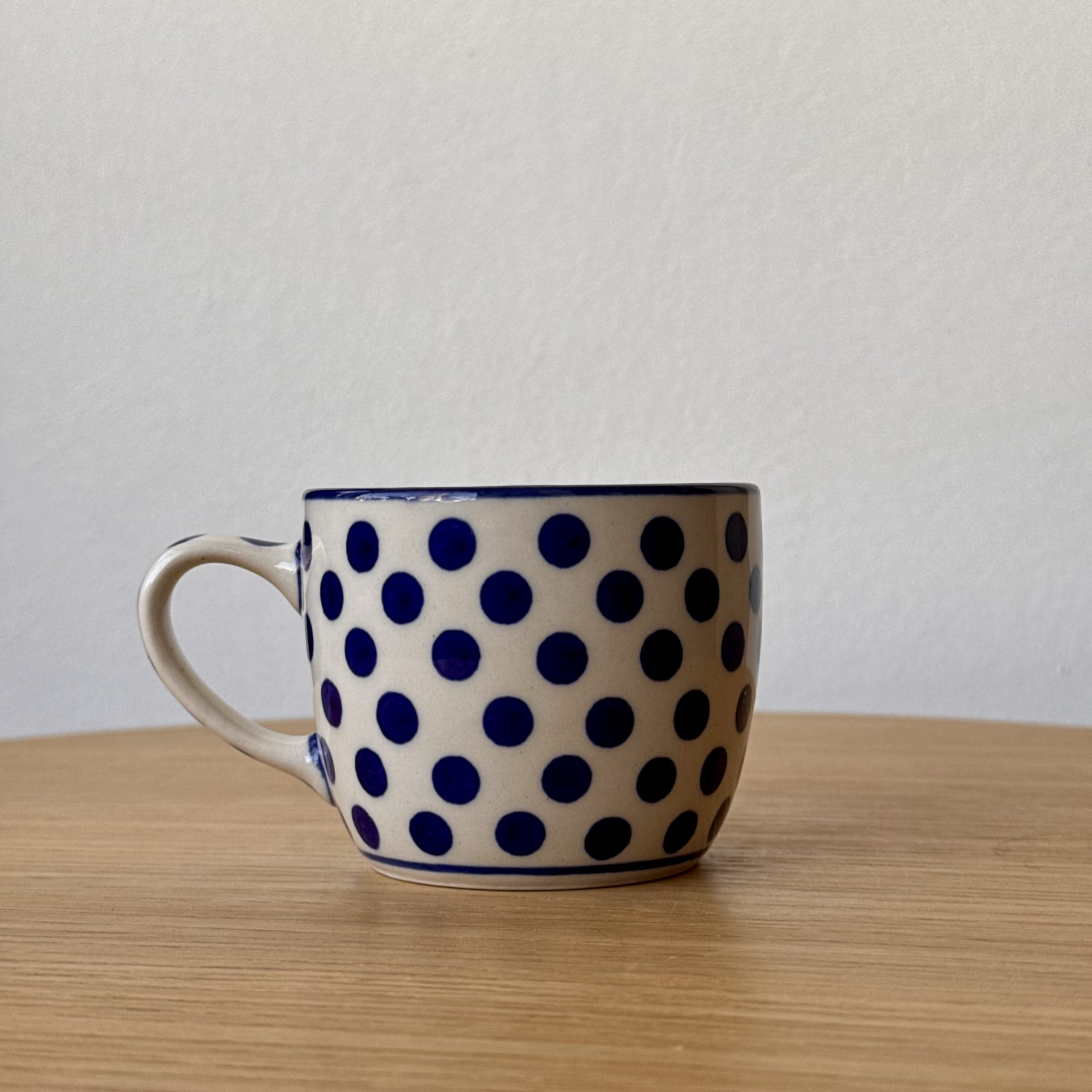 Kubek ceramiczny (C91) - 170 ml - 61X Kropki
