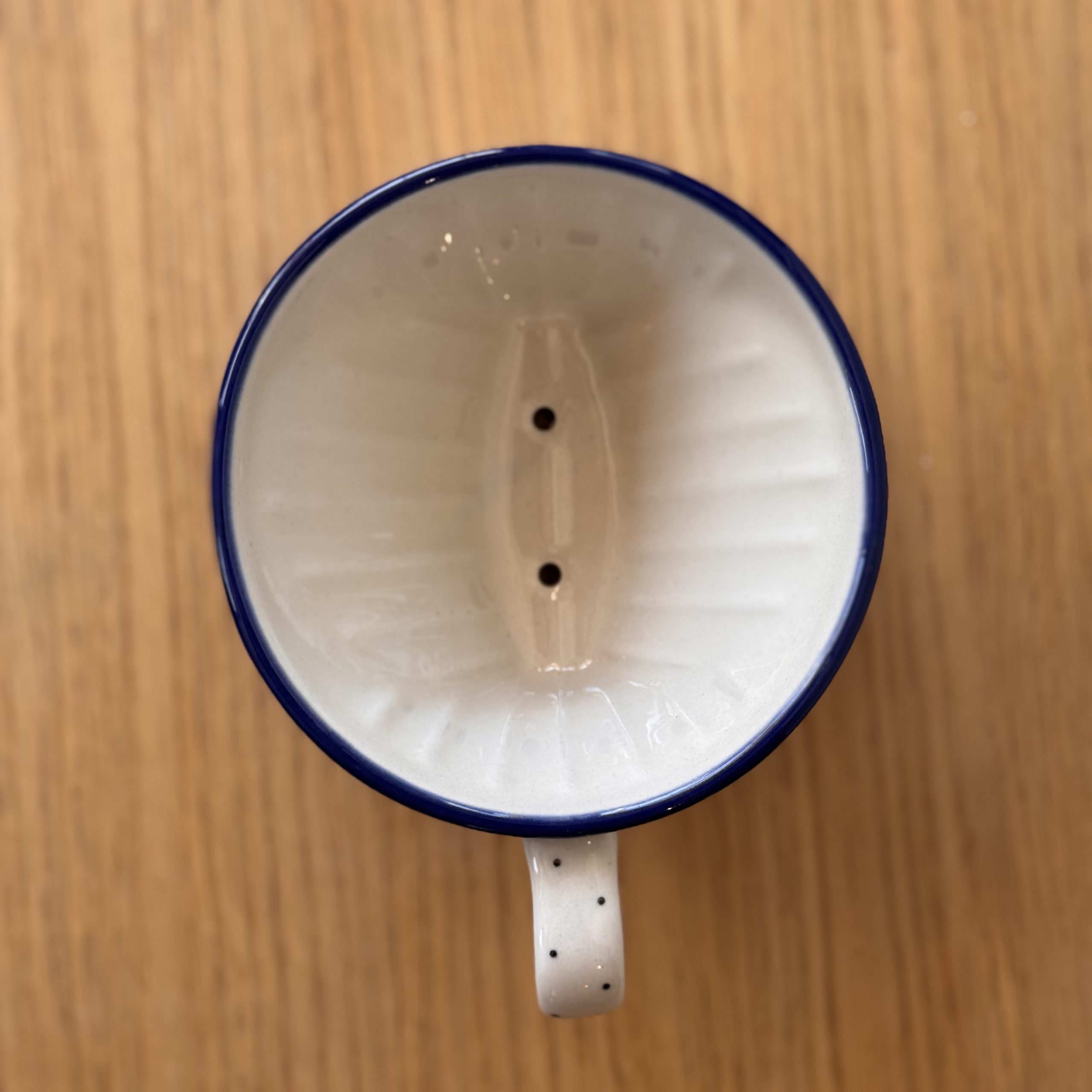Ceramiczny filtr do kawy "Drip" (D04) - śr 10,5 cm wys 6,5 cm - 2067X Retro - obrazek 4