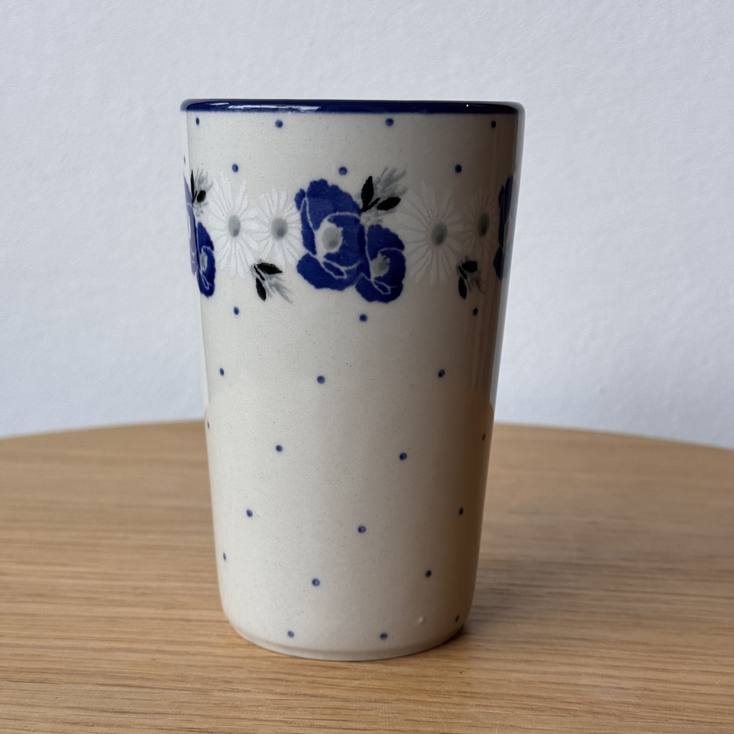 Kubek ceramiczny (D49) - 330 ml - 2661X Niebieskie maki