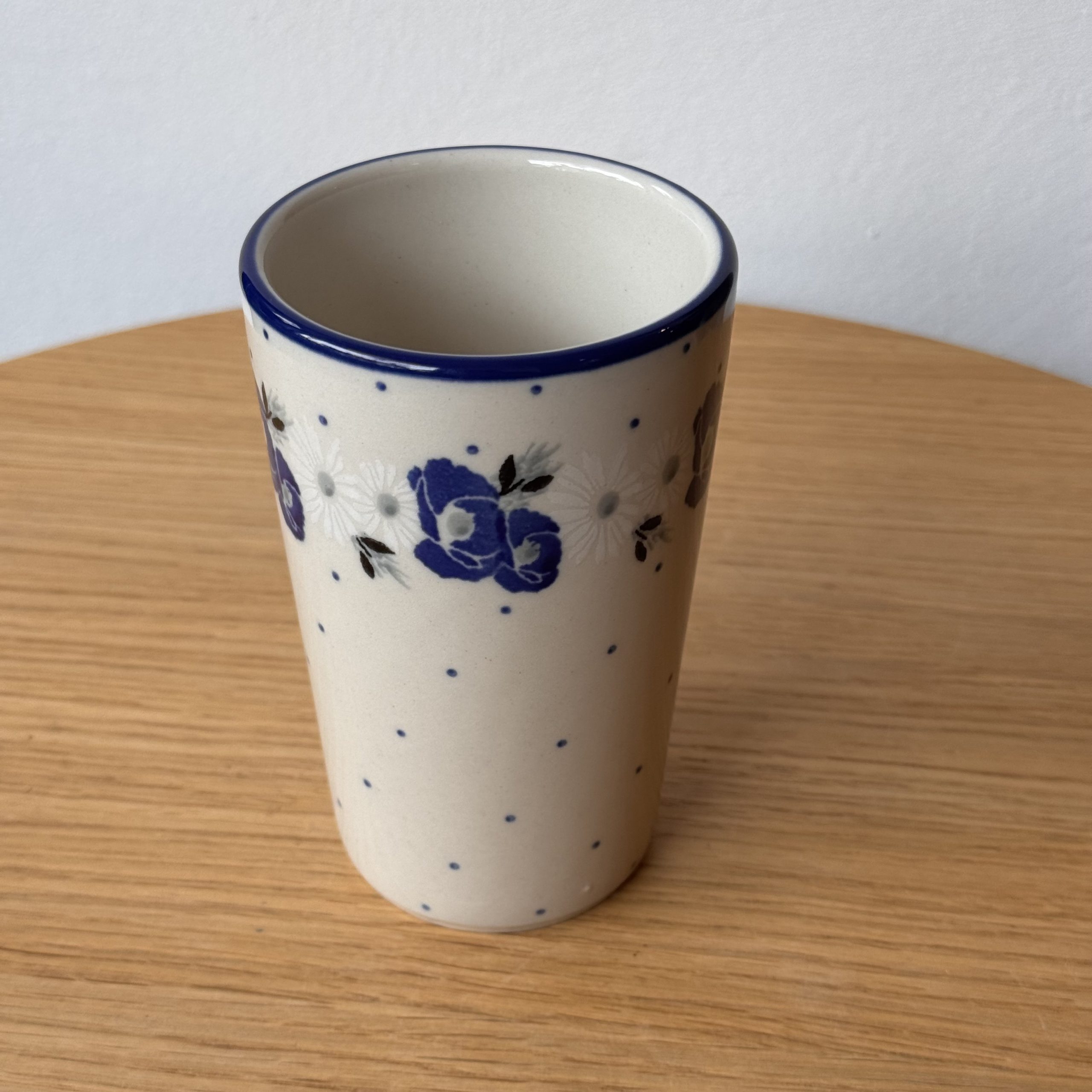 Kubek ceramiczny (D49) - 330 ml - 2661X Niebieskie maki - obrazek 2