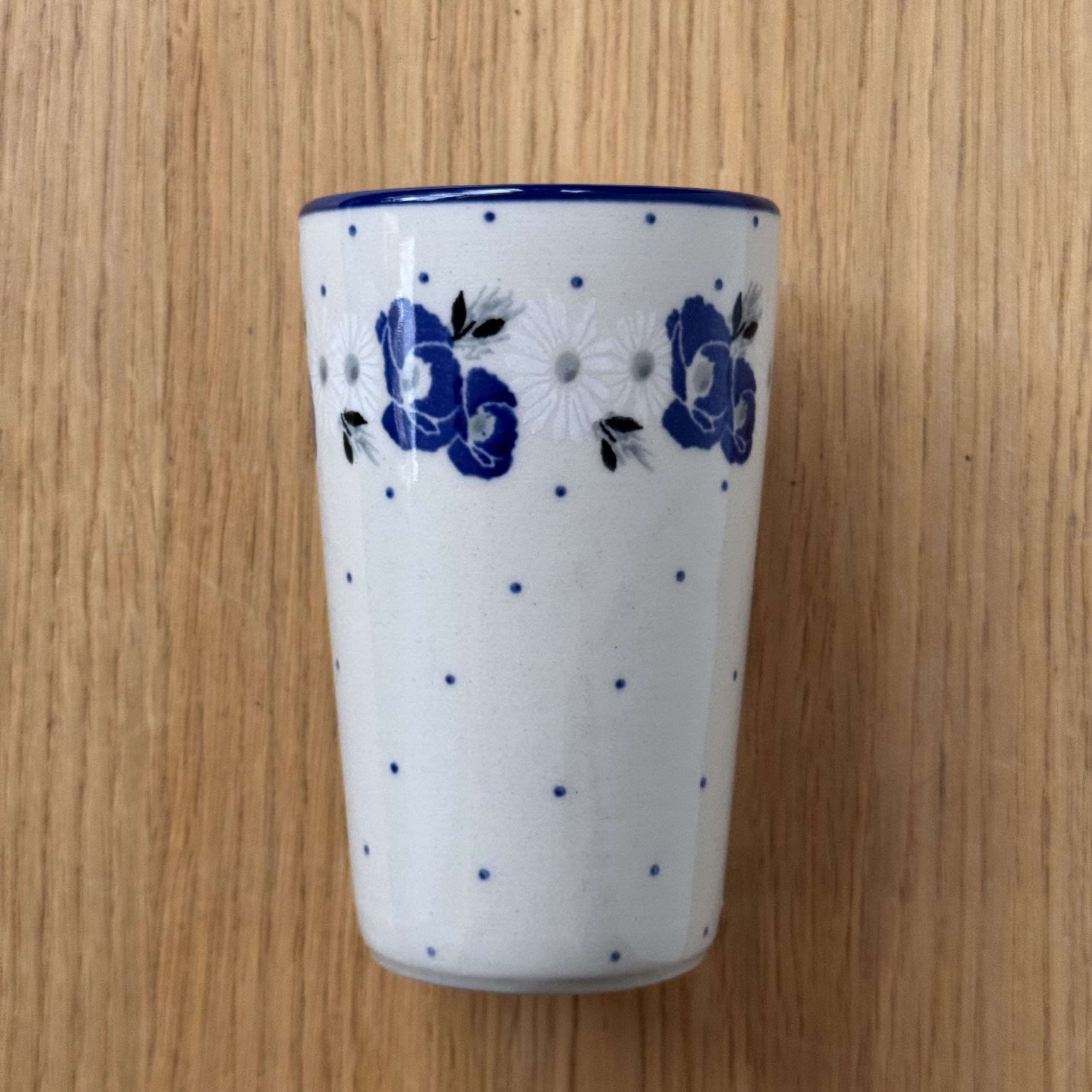 Kubek ceramiczny (D49) - 330 ml - 2661X Niebieskie maki - obrazek 4