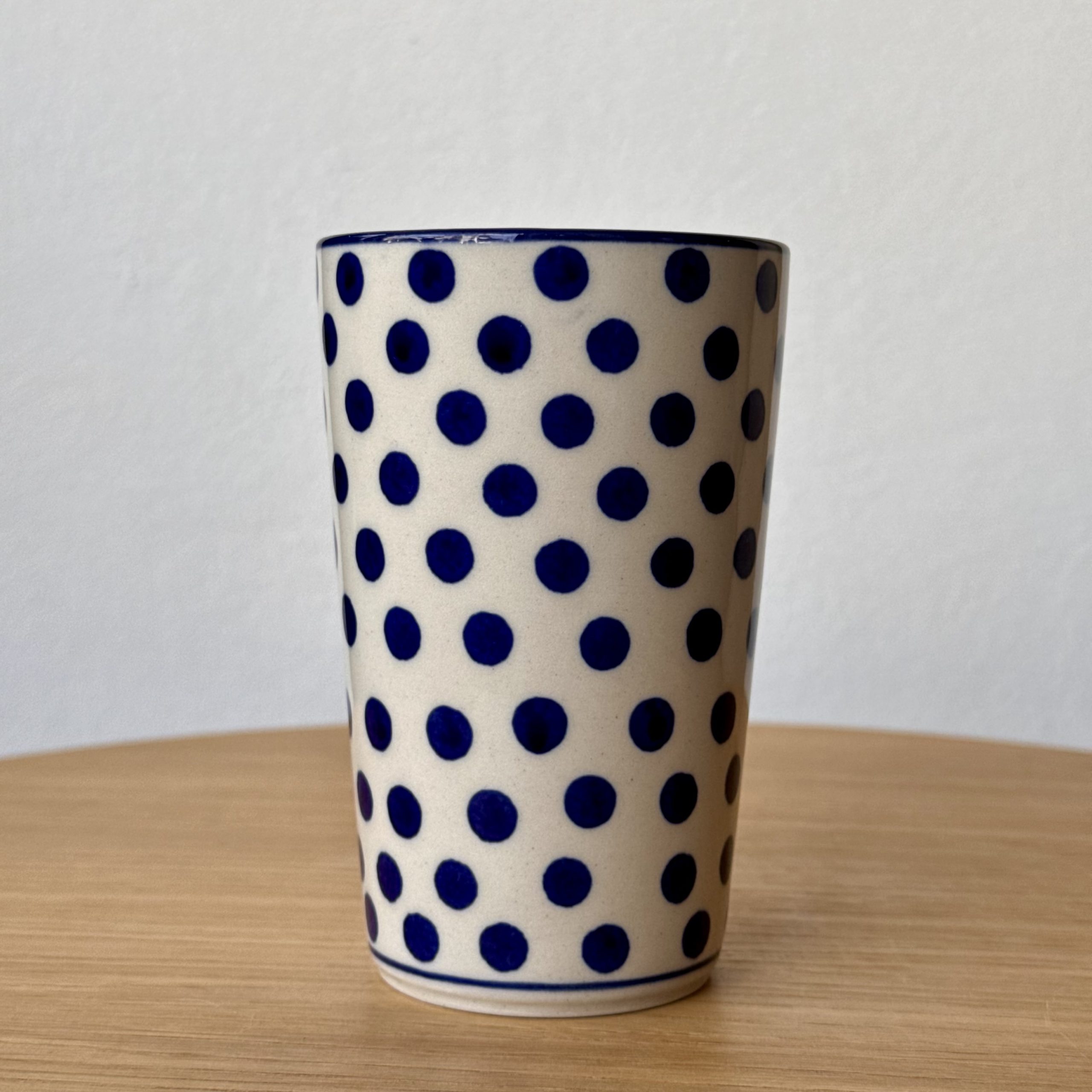 Kubek ceramiczny (D49) - 330 ml - 61X Kropki