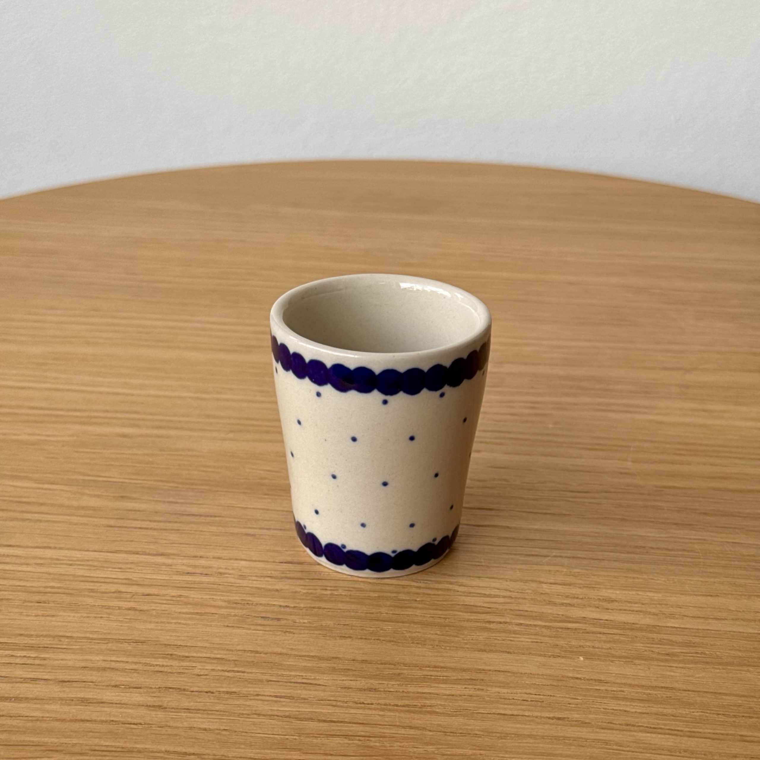 Kieliszek (D54) - 50 ml - 61A Mini kropka niebieska - obrazek 2