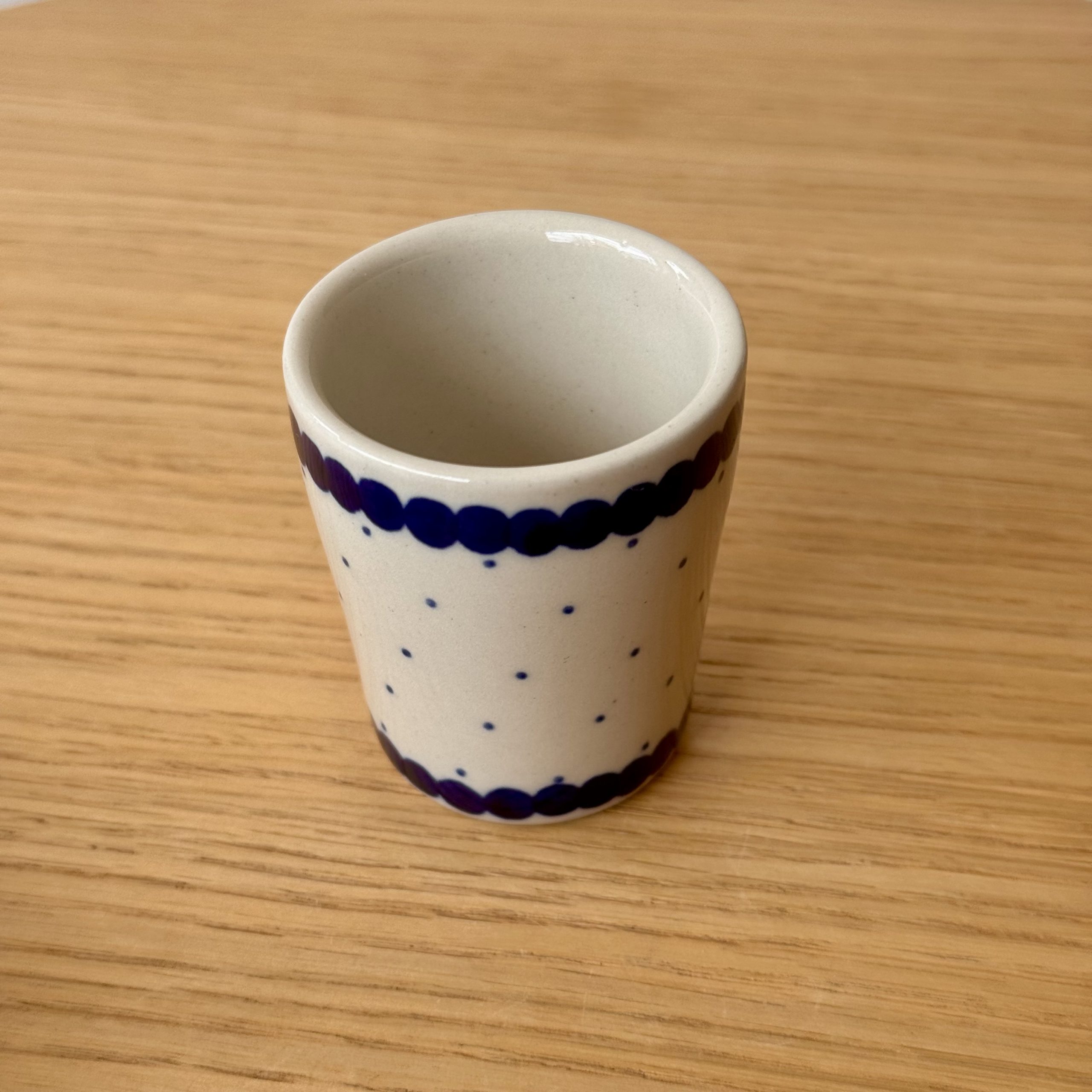 Kieliszek (D54) - 50 ml - 61A Mini kropka niebieska - obrazek 3