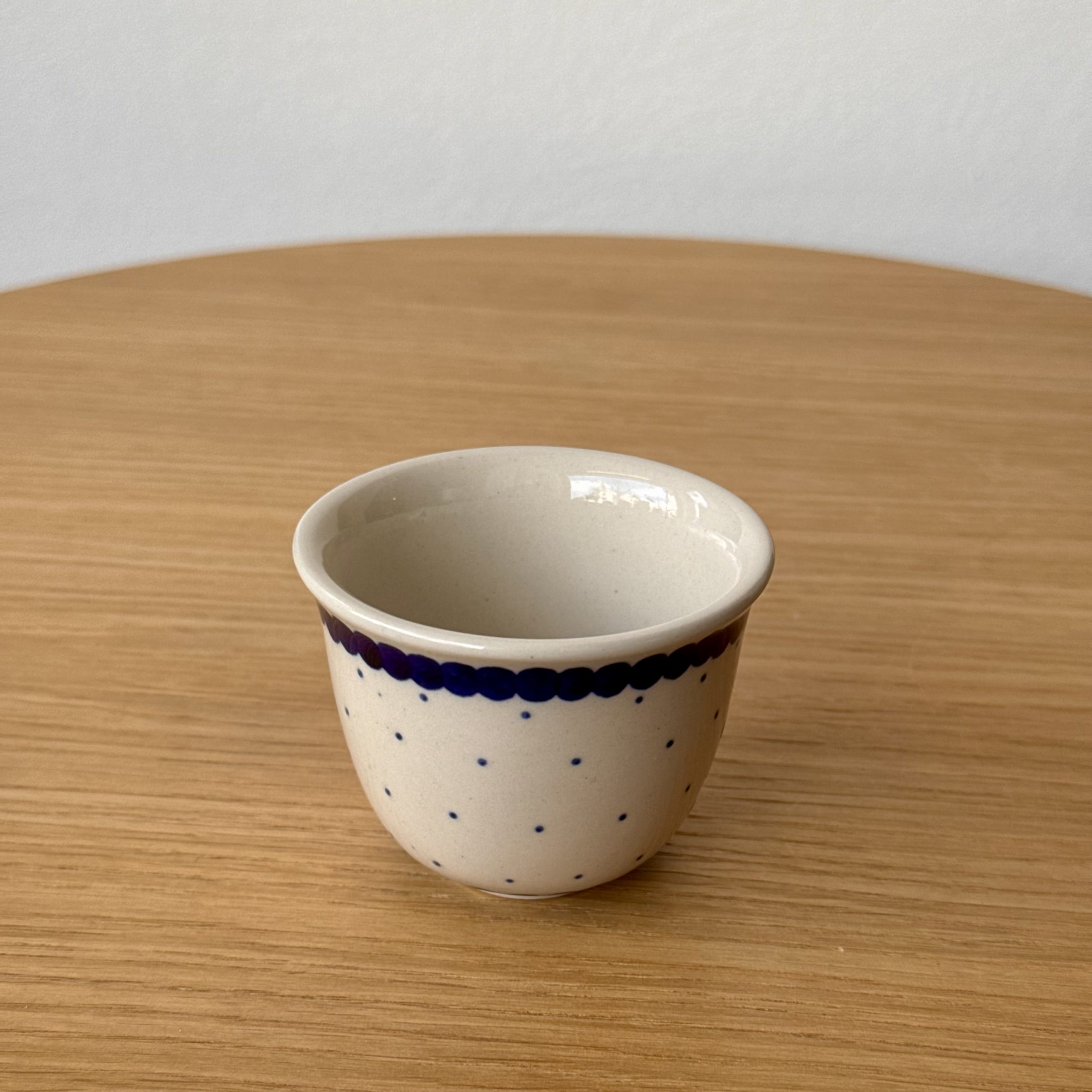Filiżanka (E54) - 80 ml - 61A Mini kropka niebieska - obrazek 2