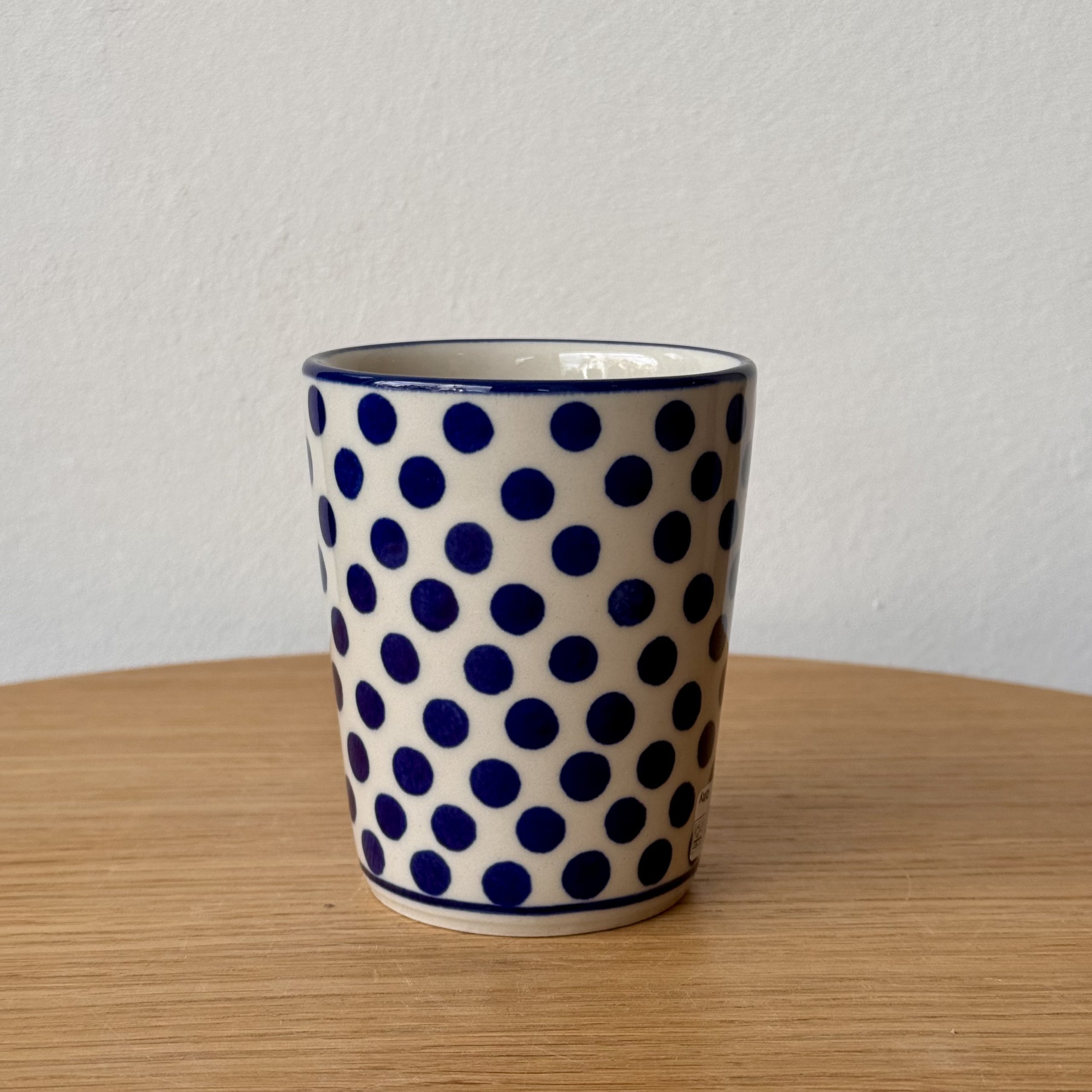 Kubek ceramiczny (E83) - 200 ml - 61X Kropki