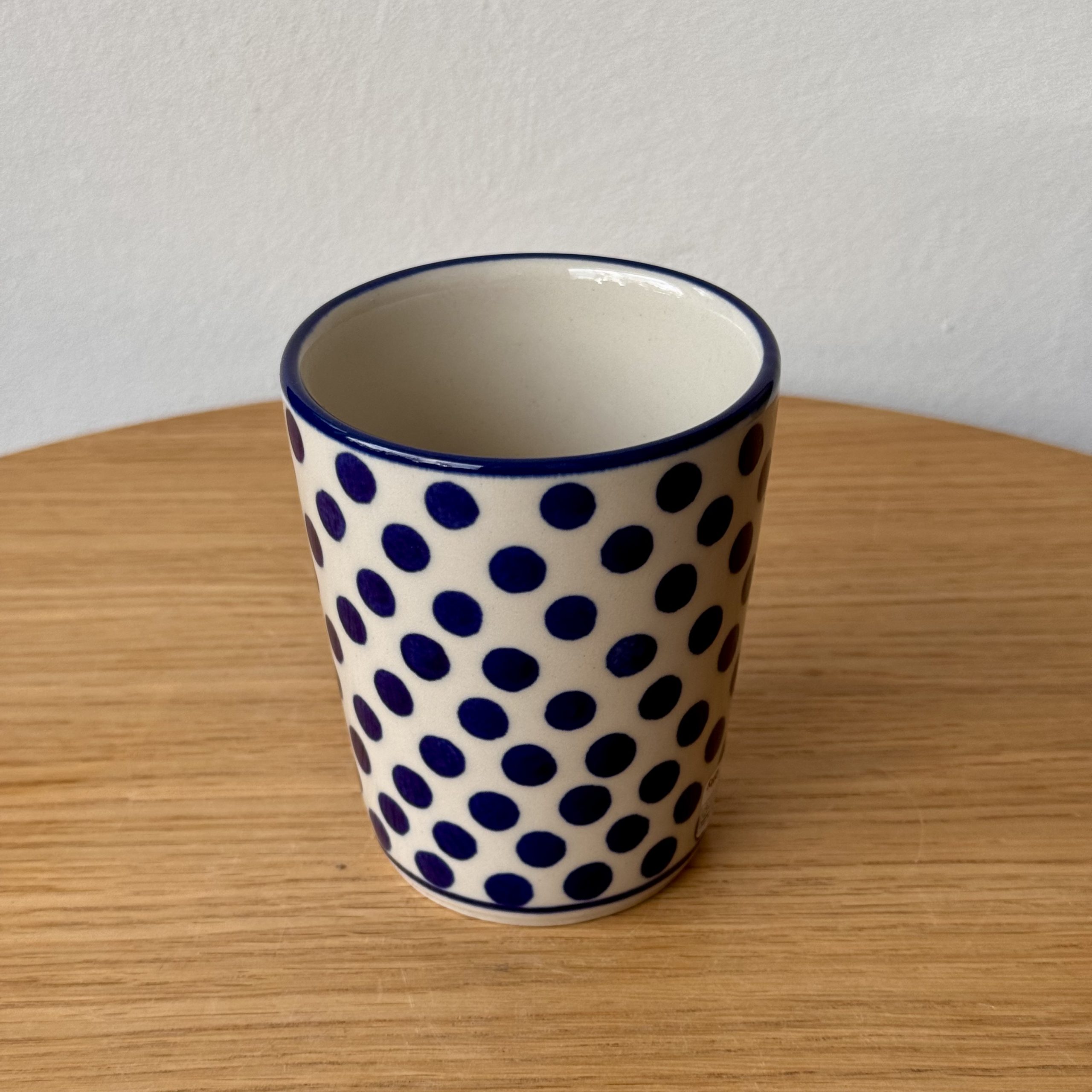 Kubek ceramiczny (E83) - 200 ml - 61X Kropki - obrazek 2