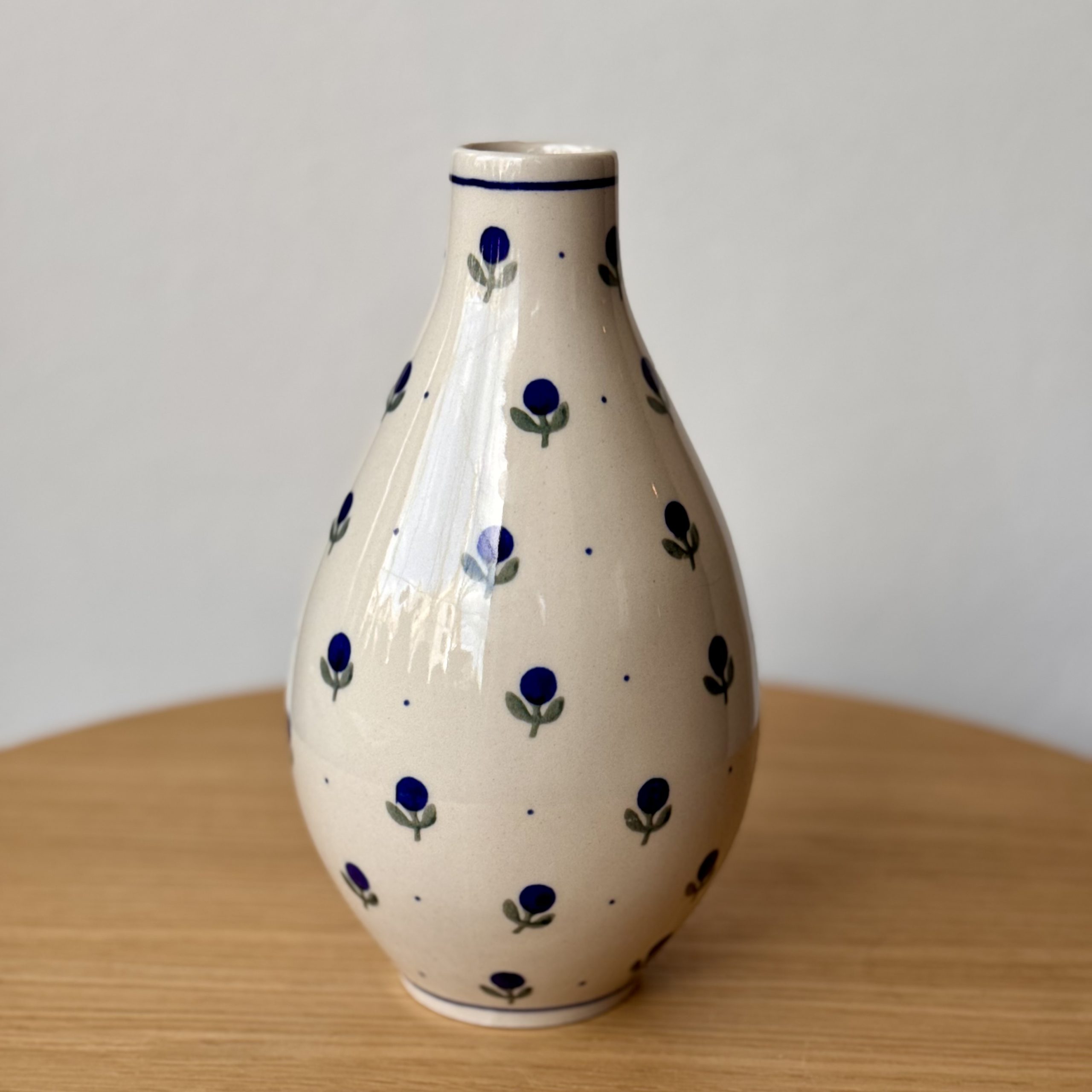 Wazon ceramiczny (G19) - wys 20,5 cm - 135X Borówka