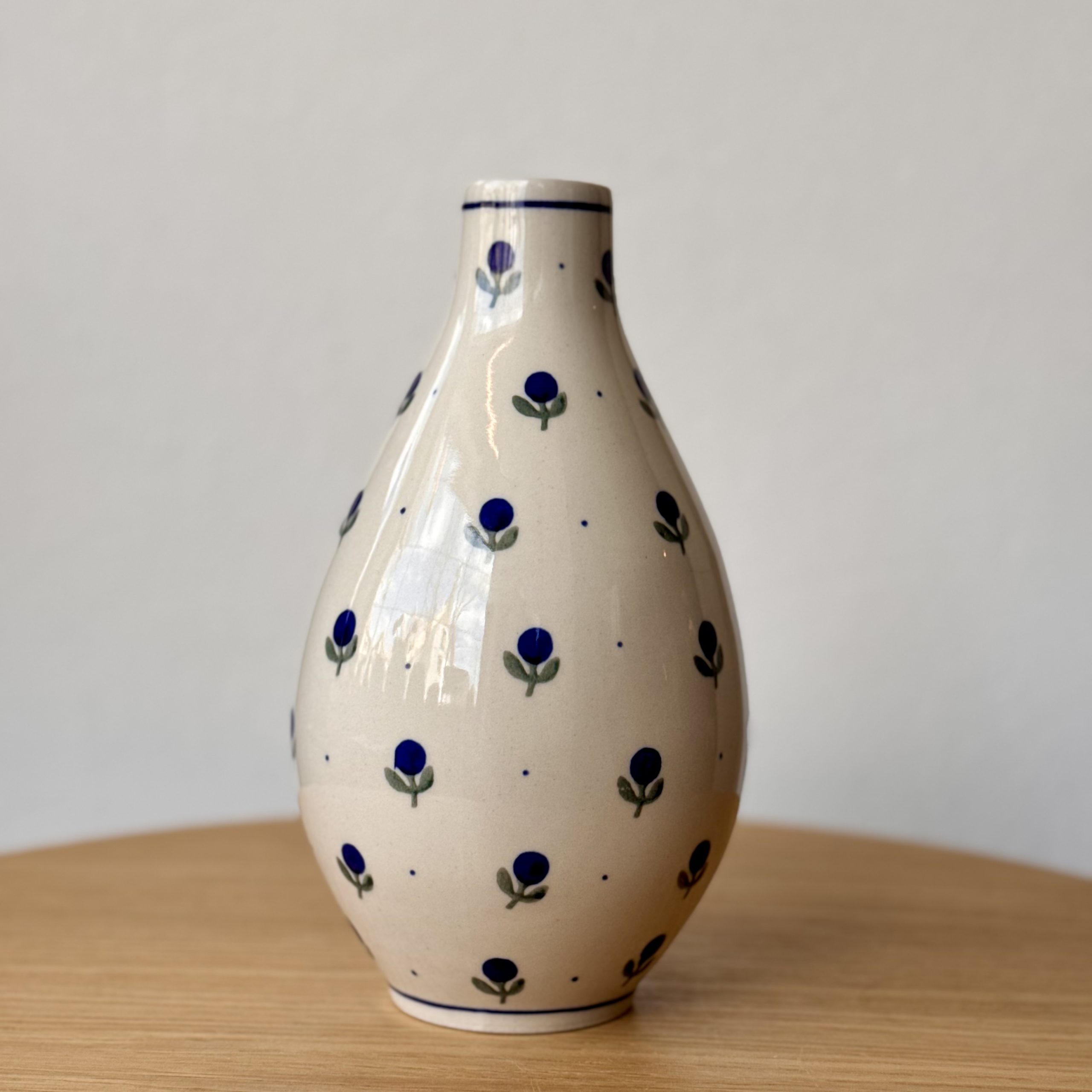 Wazon ceramiczny (G19) - wys 20,5 cm - 135X Borówka - obrazek 2