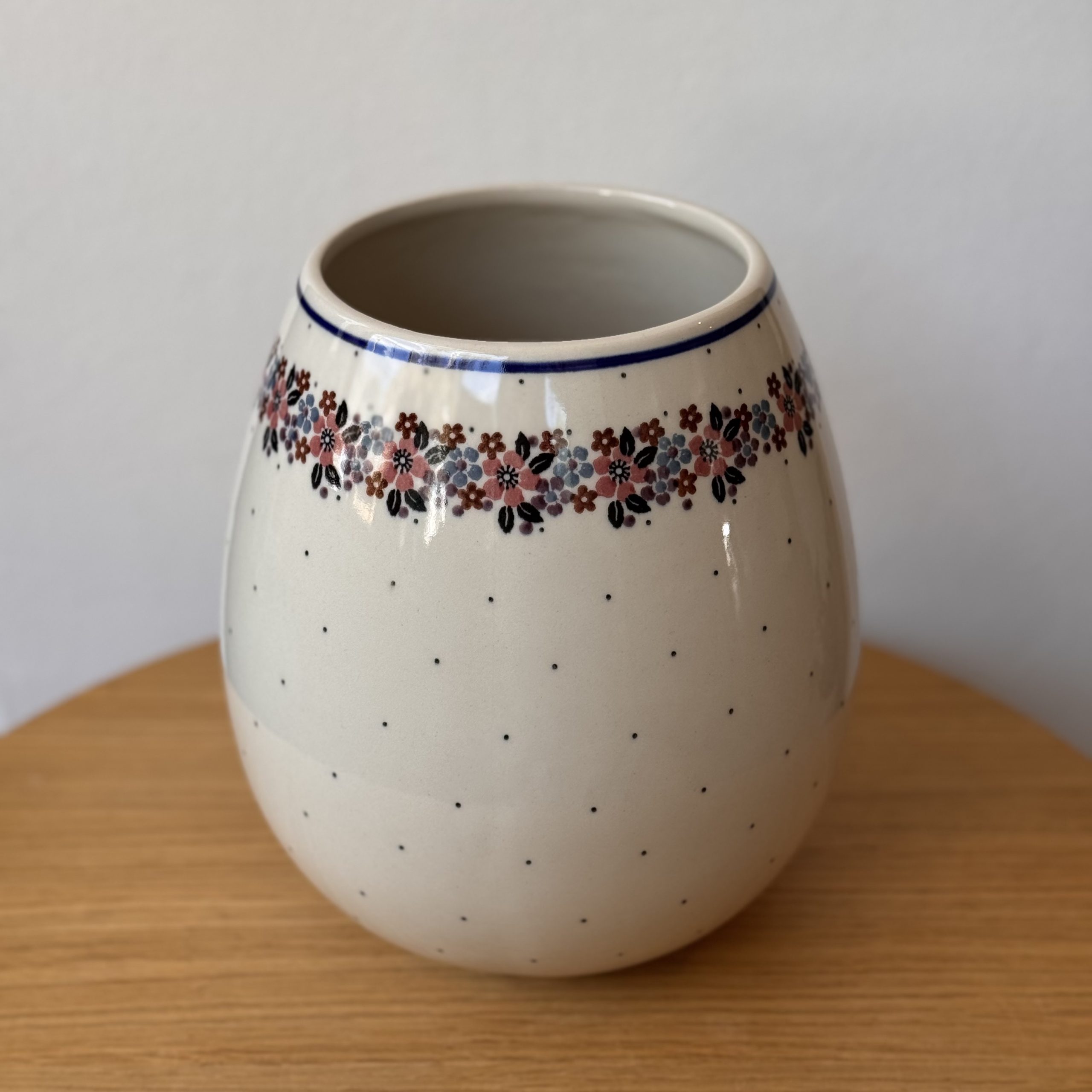 Wazon ceramiczny (G20) - wys 21,5 cm - 2067X Retro - obrazek 2