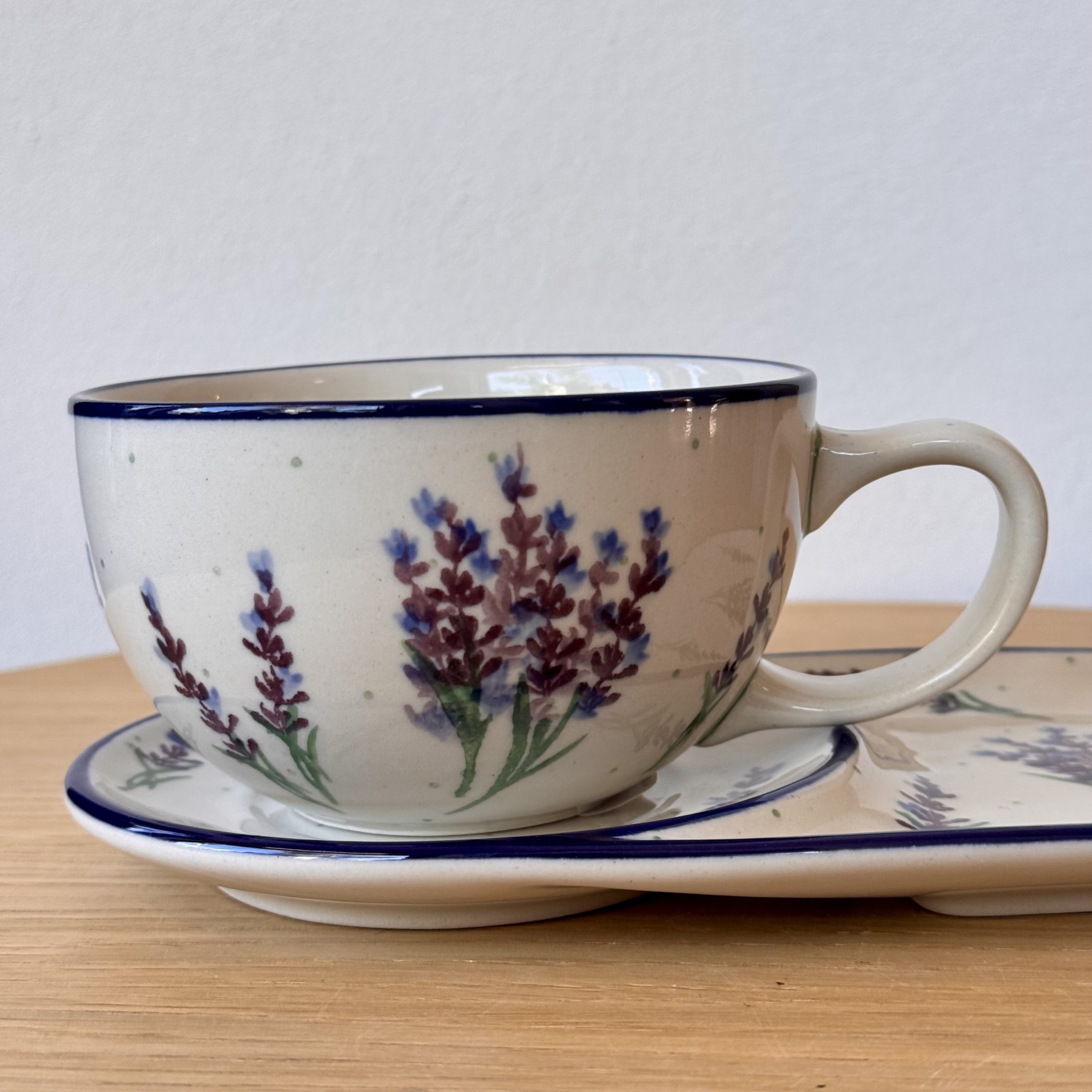 Filiżanka ze spodkiem (H12) - 260 ml - 3308X Lawenda - obrazek 5