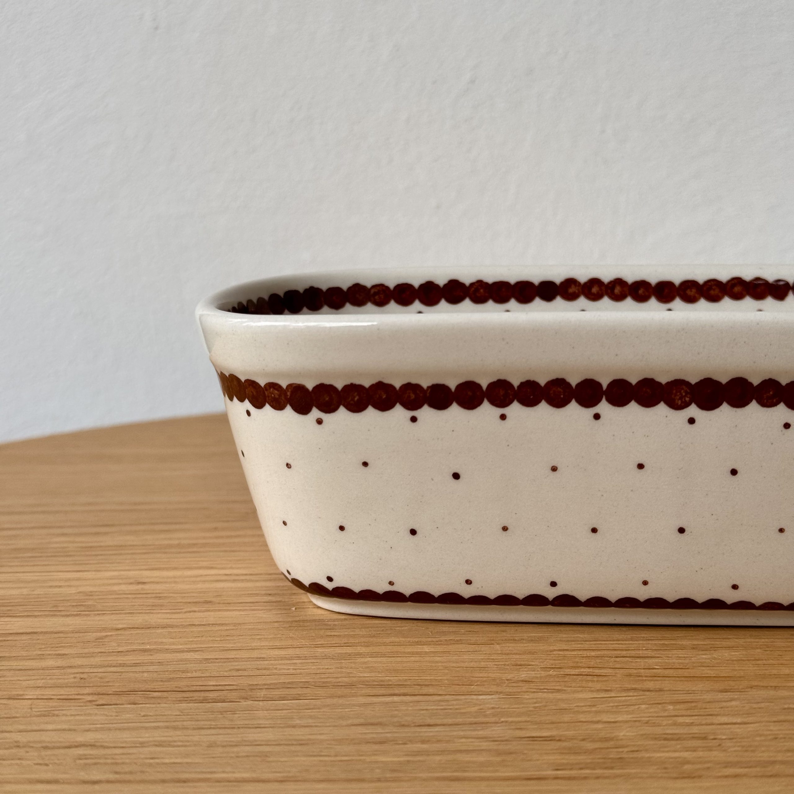 Foremka (084) - 18/9,5cm - 61B Mini kropka brązowa - obrazek 3