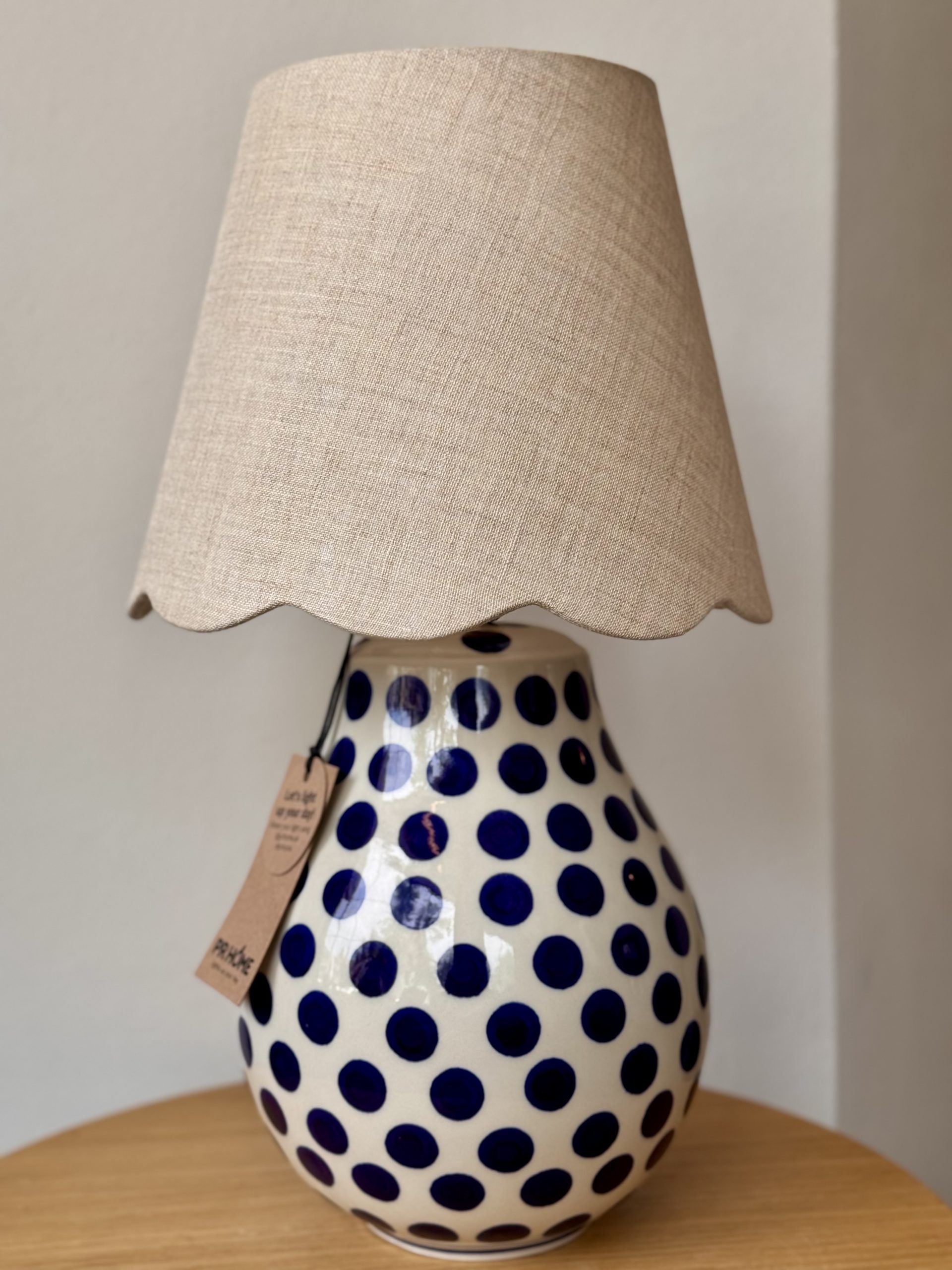 Lampa stołowa (G83) - 36X Grochy