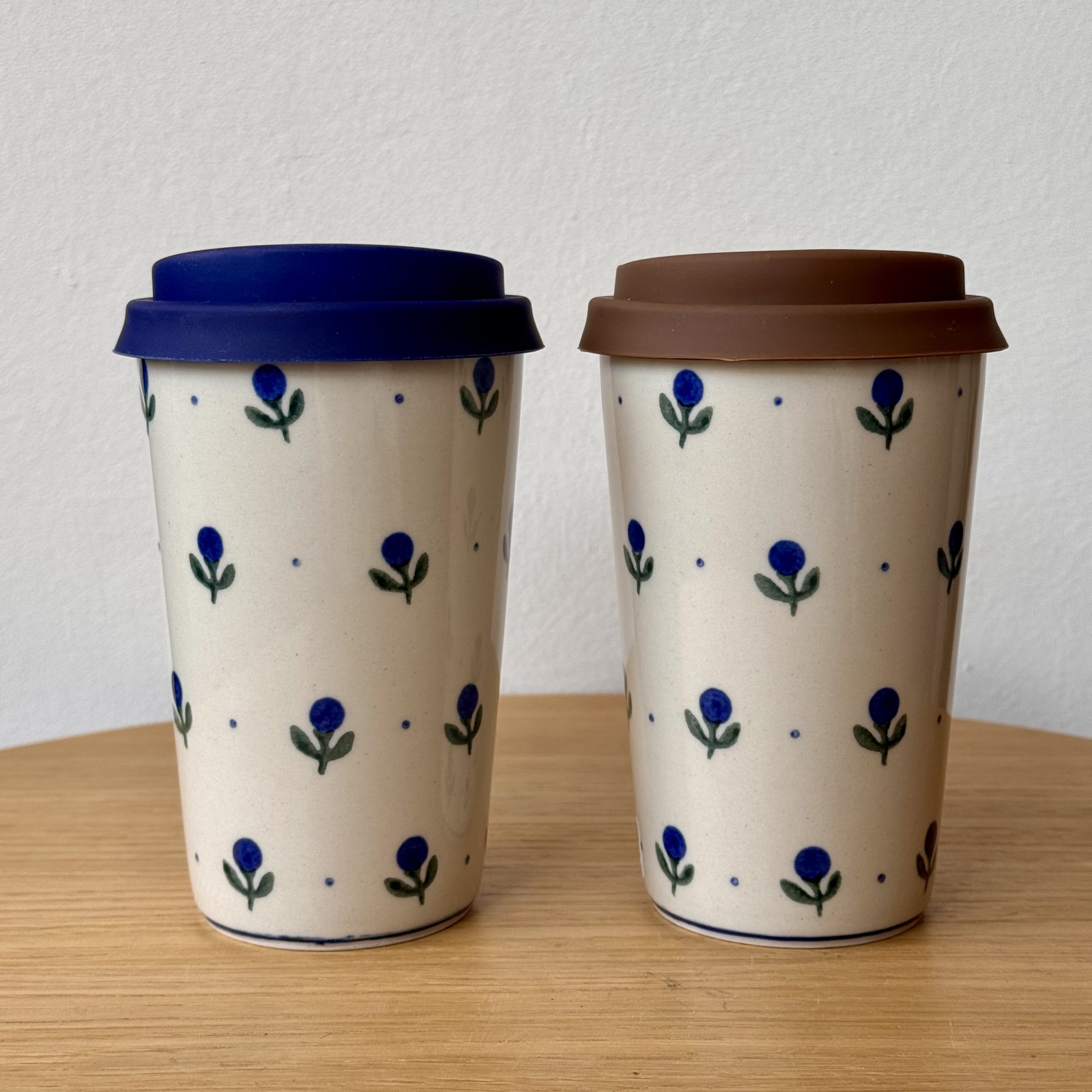 Kubek ceramiczny " to go" 330 ml (TG-135-1) Borówka