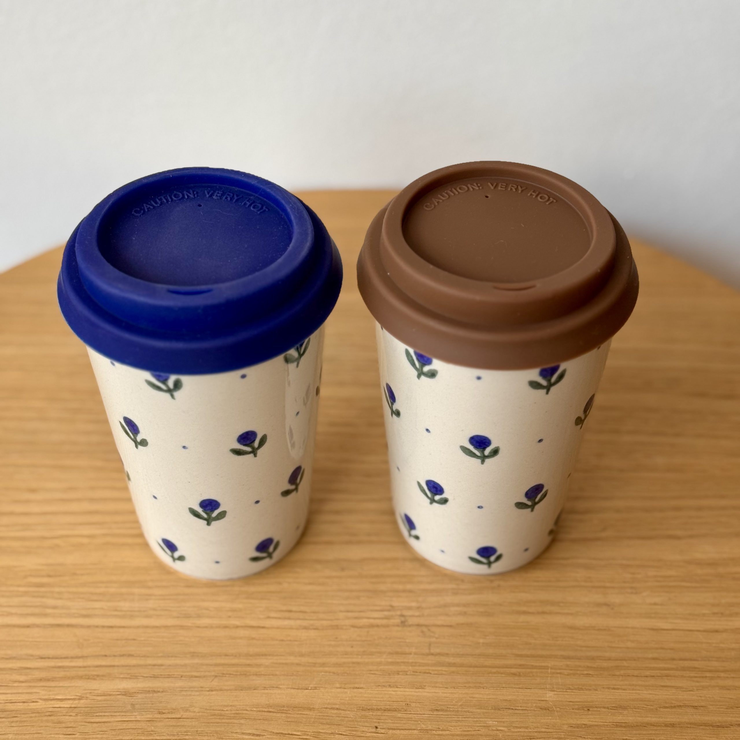 Kubek ceramiczny " to go" 330 ml (TG-135-1) Borówka - obrazek 2
